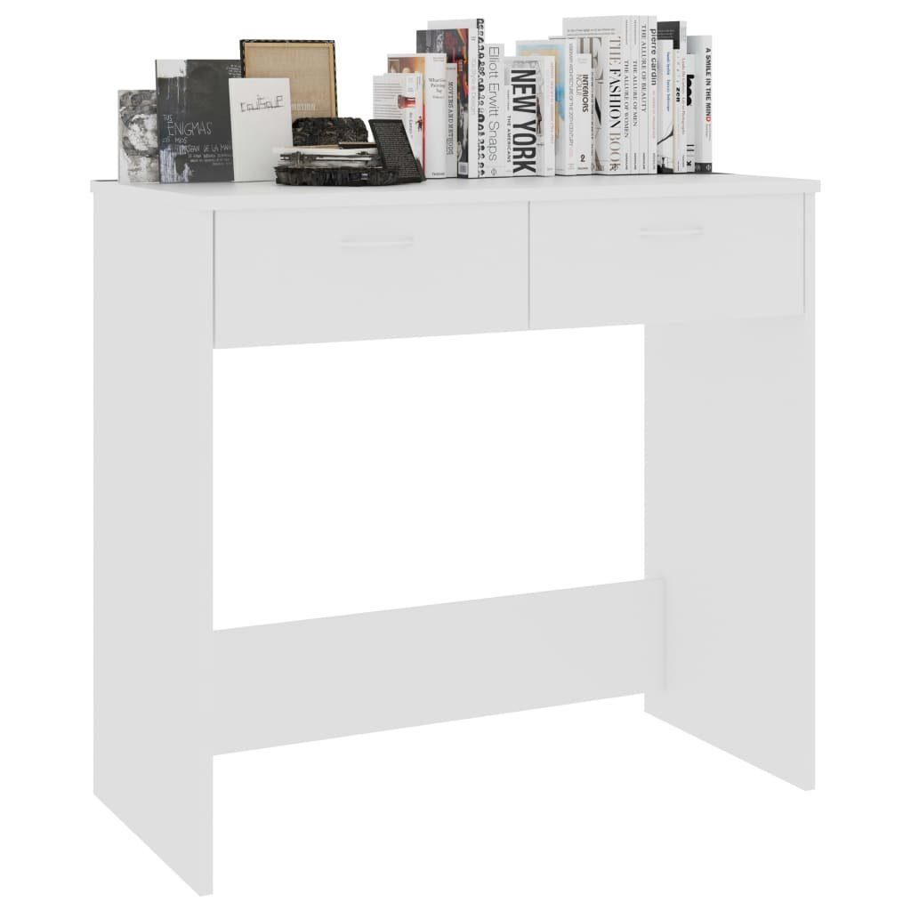 Weiß 80×40×75 Holzwerkstoff cm Schreibtisch furnicato