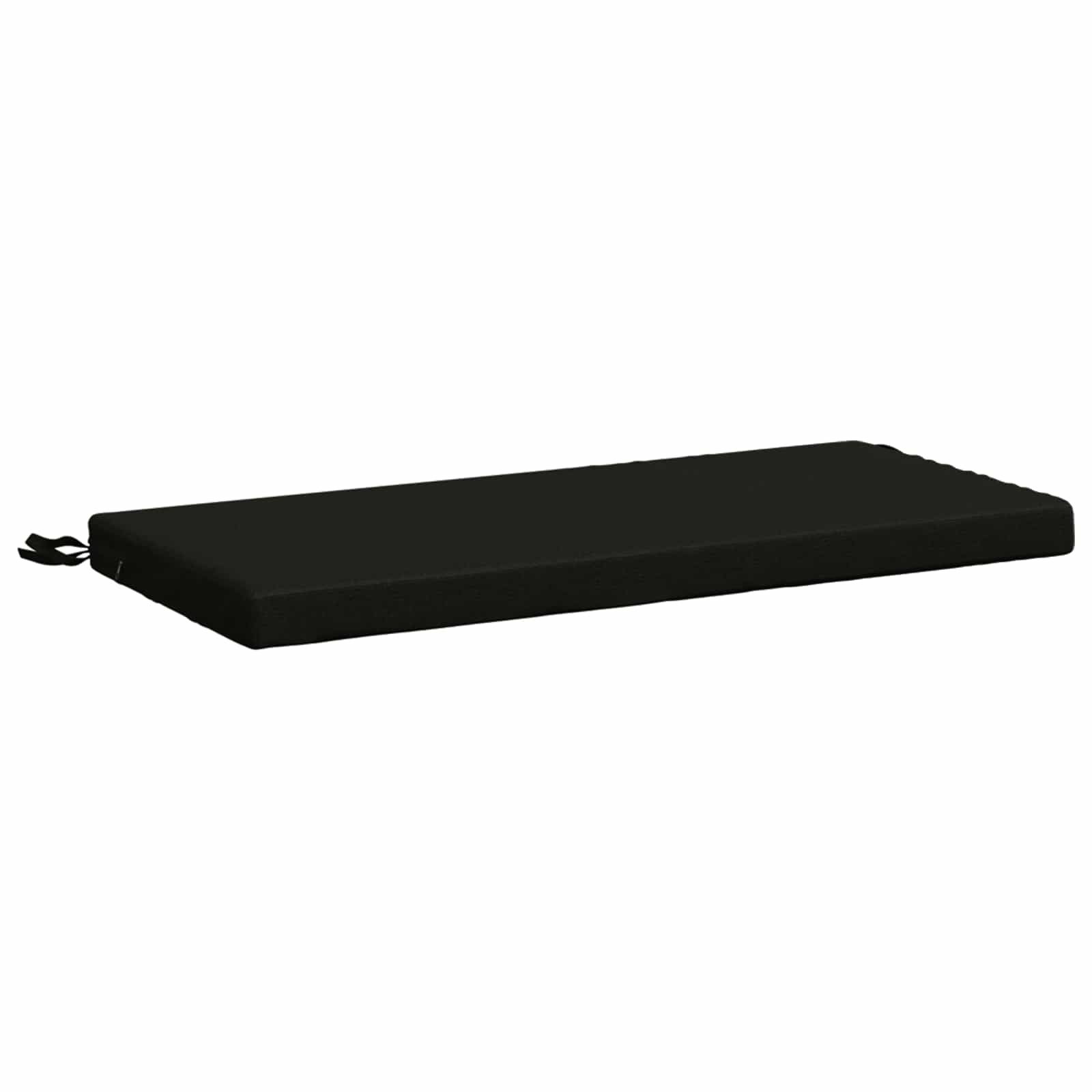 vidaXL Sitzauflage Bankkissen SOEST 100 % Polyester Schwarz 60 x 40 x 5 cm, (1 St)
