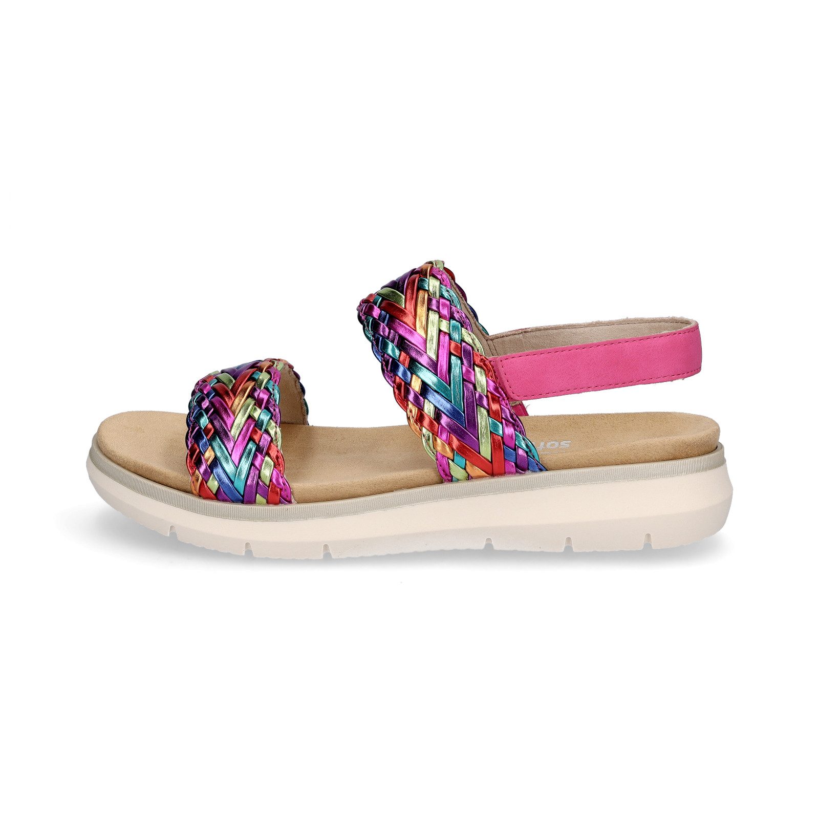 Remonte Remonte Damen Sandale pink multi metallic Sandale günstig online kaufen
