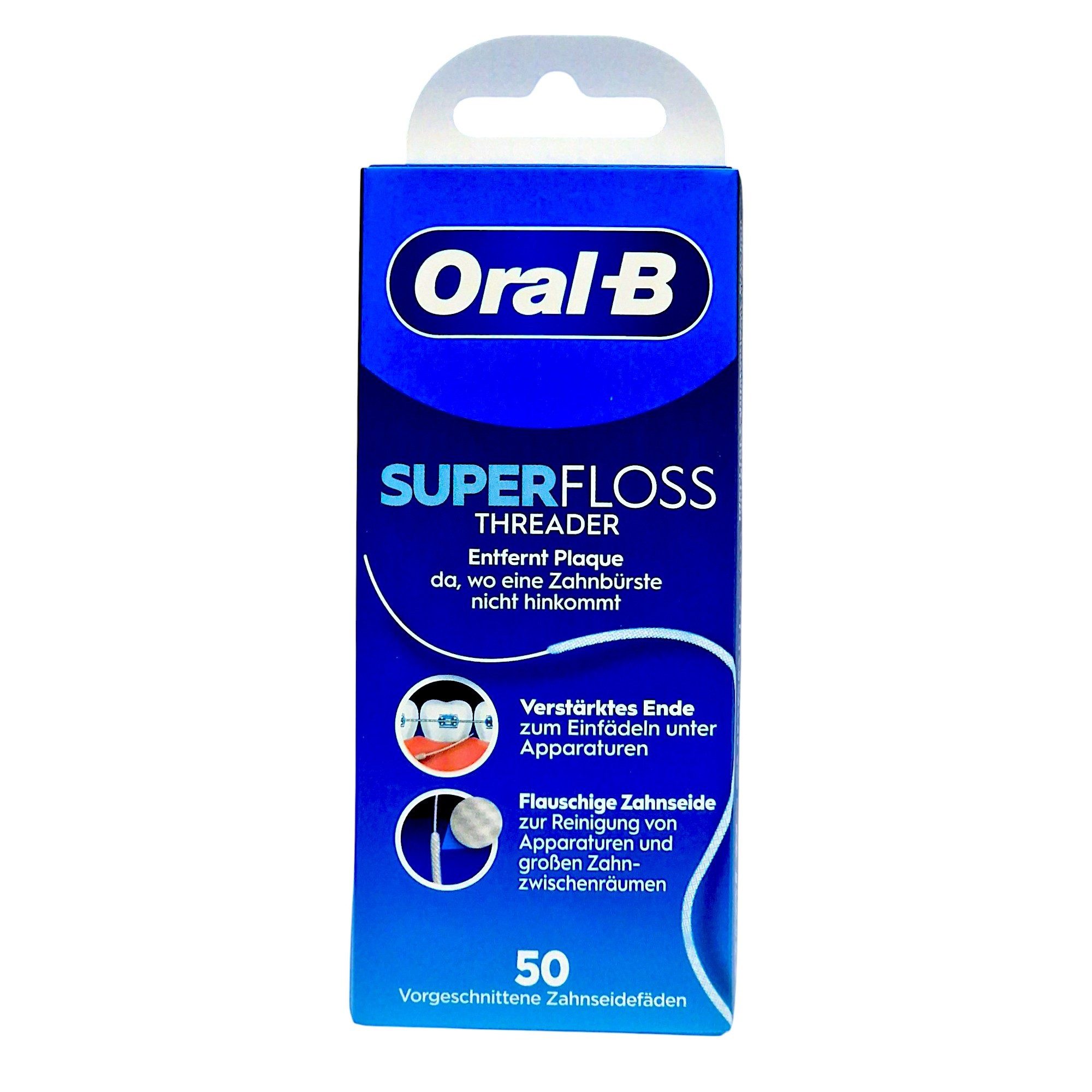 Oral-B Zahnseide 3x Oral-B SuperFloss 50 Fäden