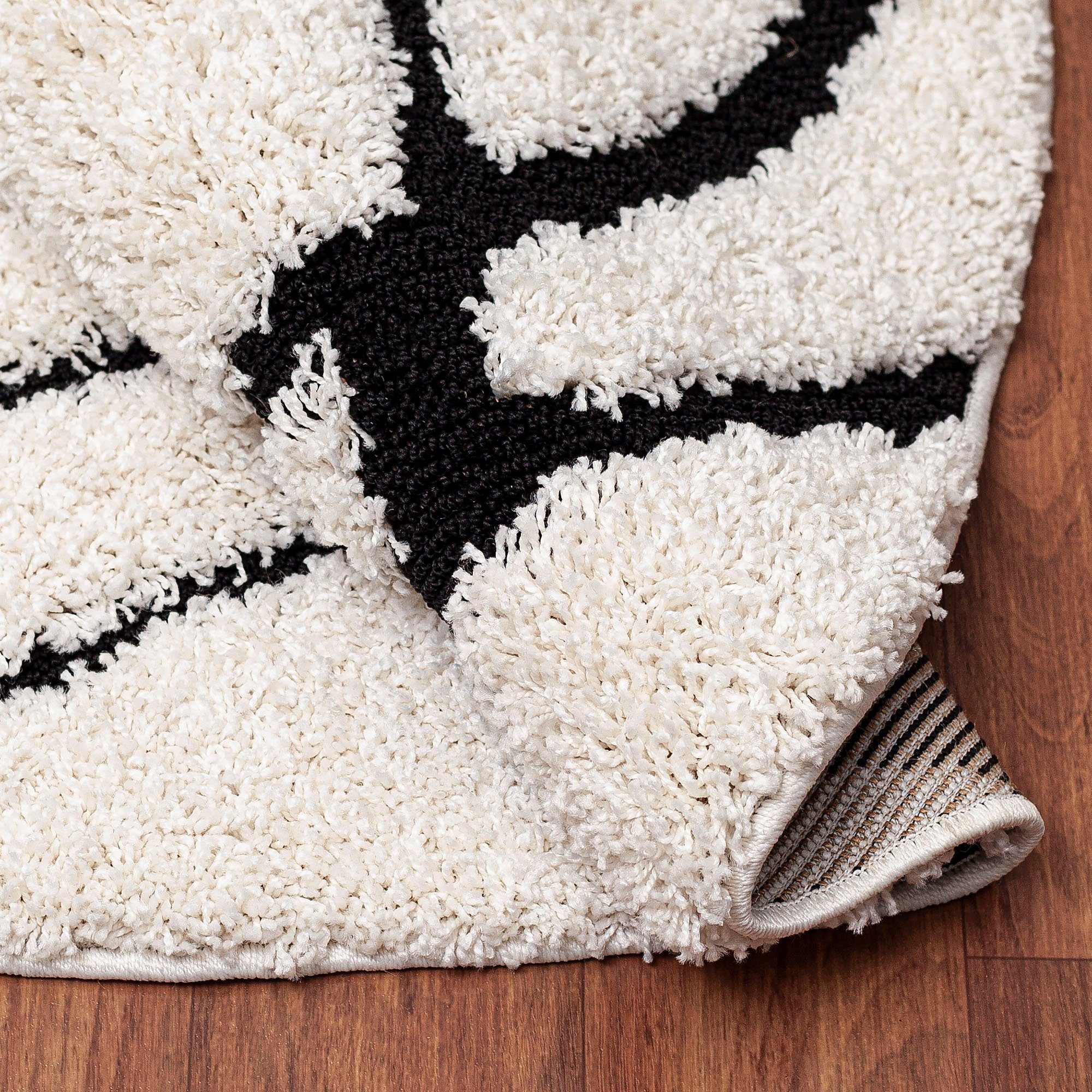 Sanat Hochflor-Teppich Luxus 3503, rund, Höhe: 30 mm, robuster Langflor, we günstig online kaufen