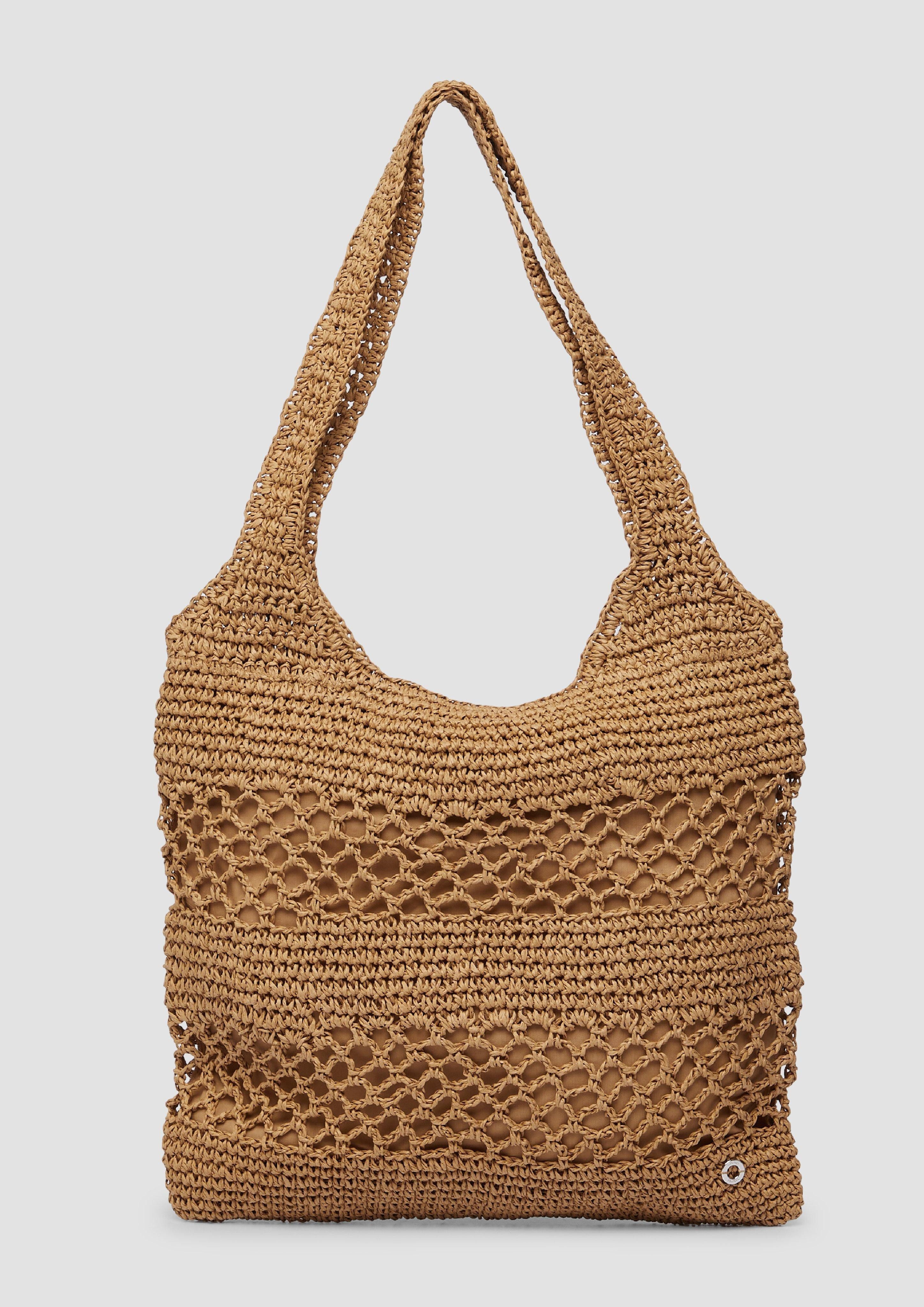 Tragetasche Shopper aus Raffia