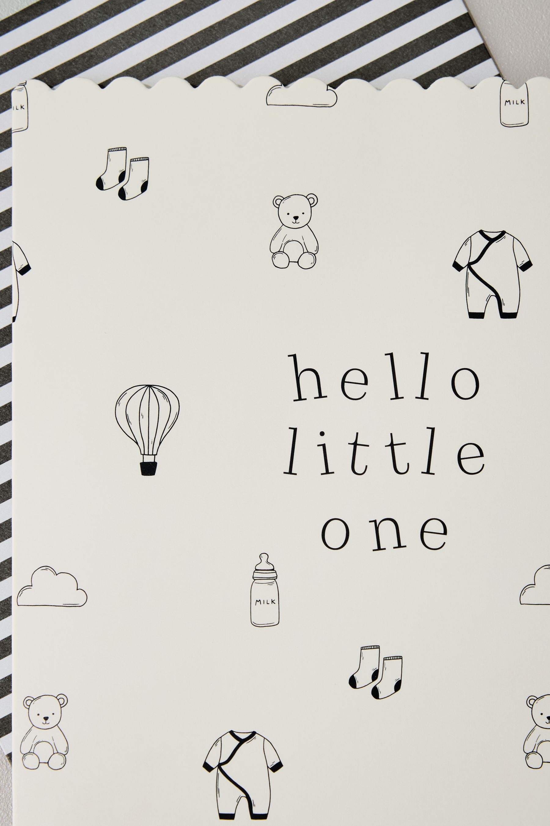 Next Geschenkpapier Baby-Geschenktasche und Karte im Set Icons, (1St)