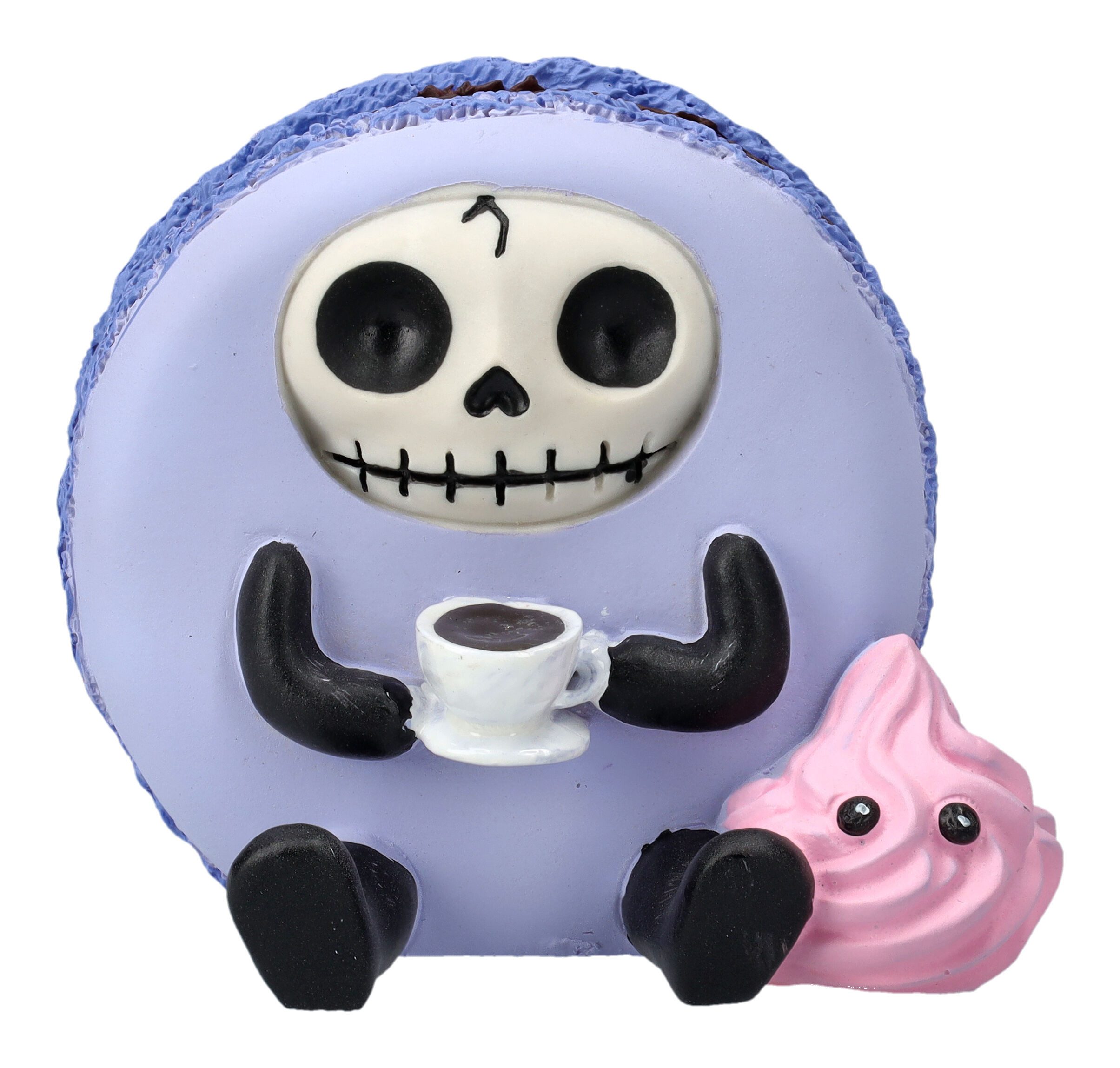 Figuren Shop GmbH Fantasy-Figur Furrybones Figur - Macaron Ronny - Dekofigur Fantasy Kaffeetasse Deko