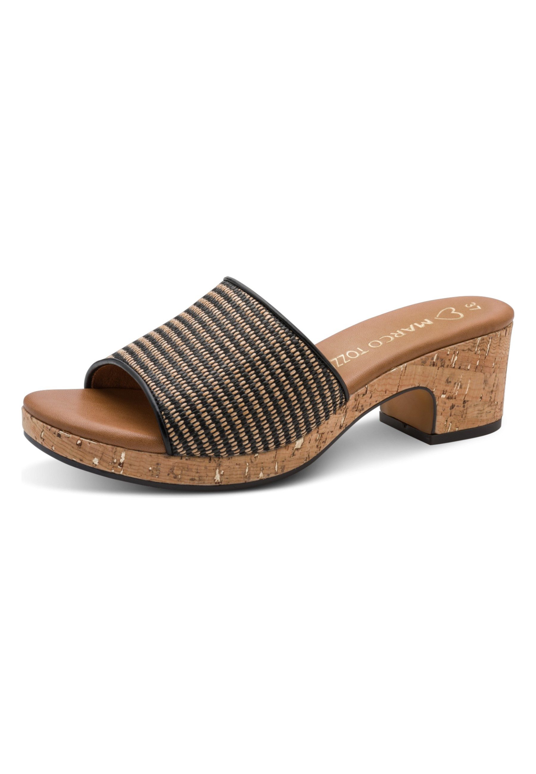 MARCO TOZZI 2-27260-46 098 Black Comb Sandale