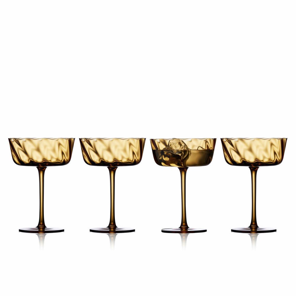 Champagnerglas Vienna Amber 4er Set, 350 ml