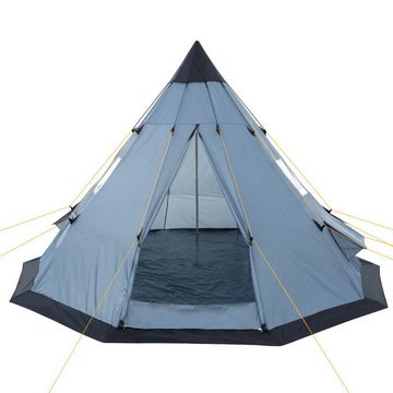 CampFeuer Tipi-Zelt Tipi Zelt Spirit für 4 Personen, Grau, 3000 mm Wassersäule, Personen: 4