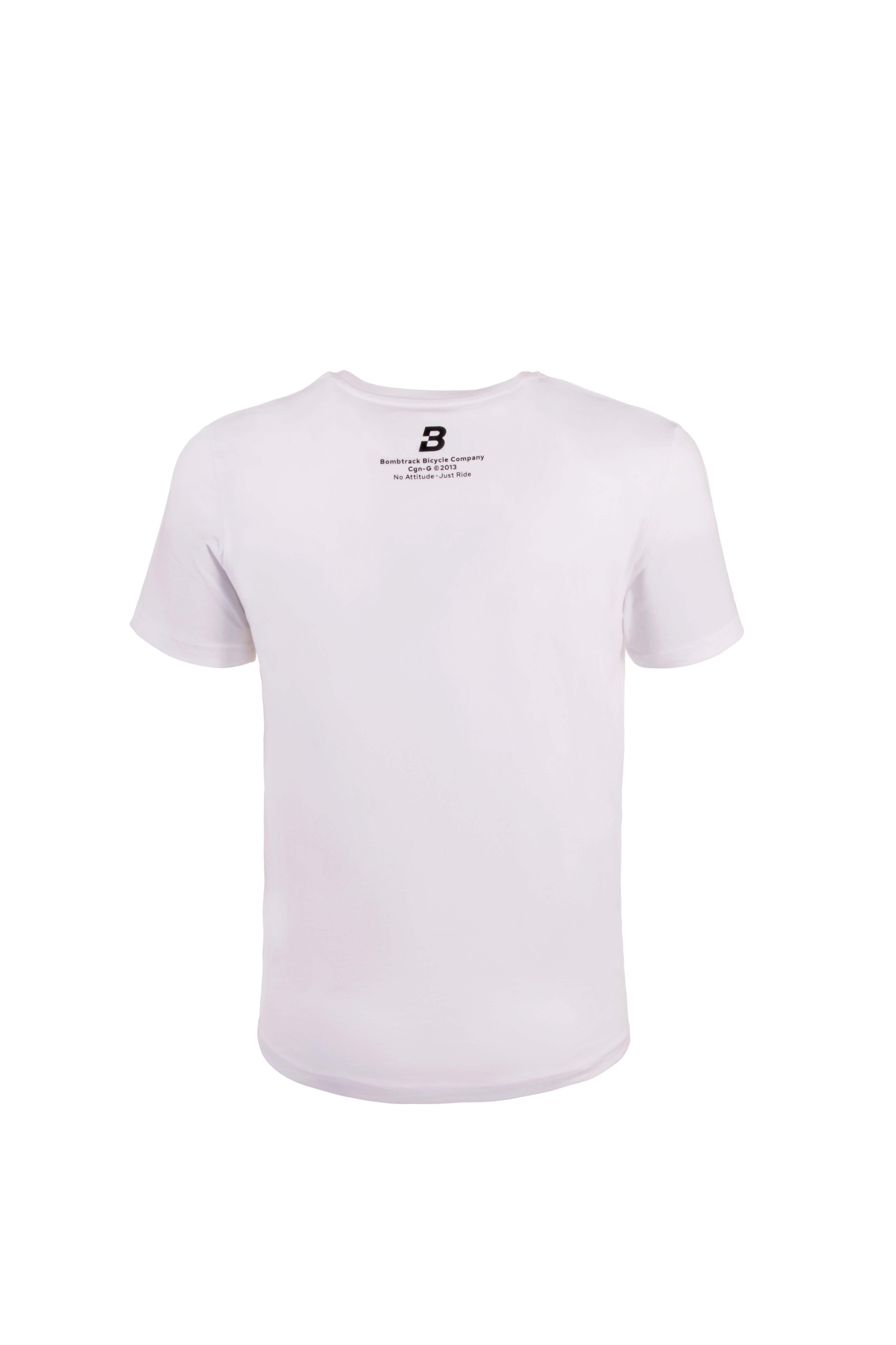 Bombtrack T-Shirt T-Shirt - weiss (1-tlg) T-Shirts Bombtrack Logo XL