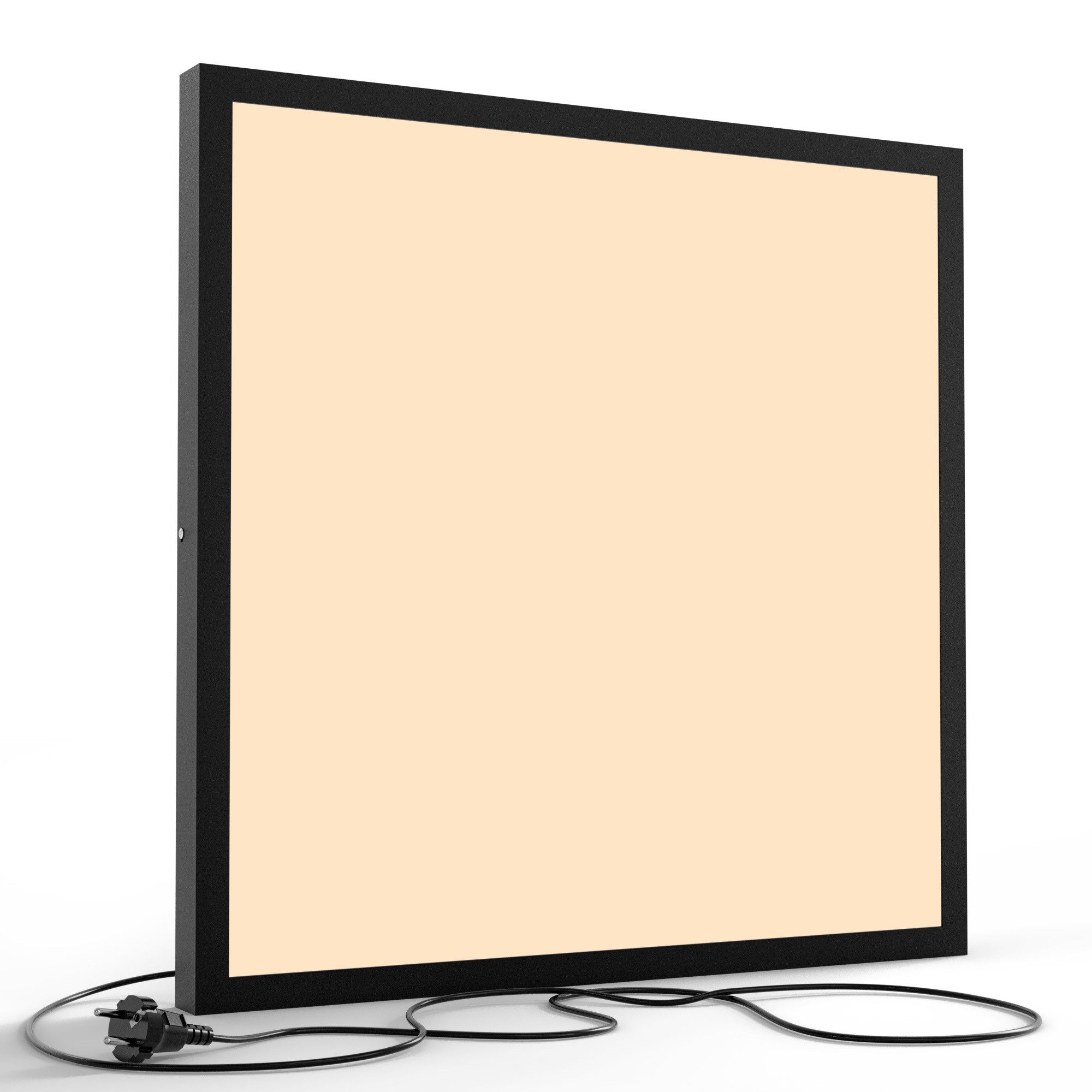 DEQORI LED-Bild 'Pastellfarben - Pfirsich', (1 St), LED Lampe Leuchte Leuchtbild Bild beleuchtet Deckenleuchte Wandlampe