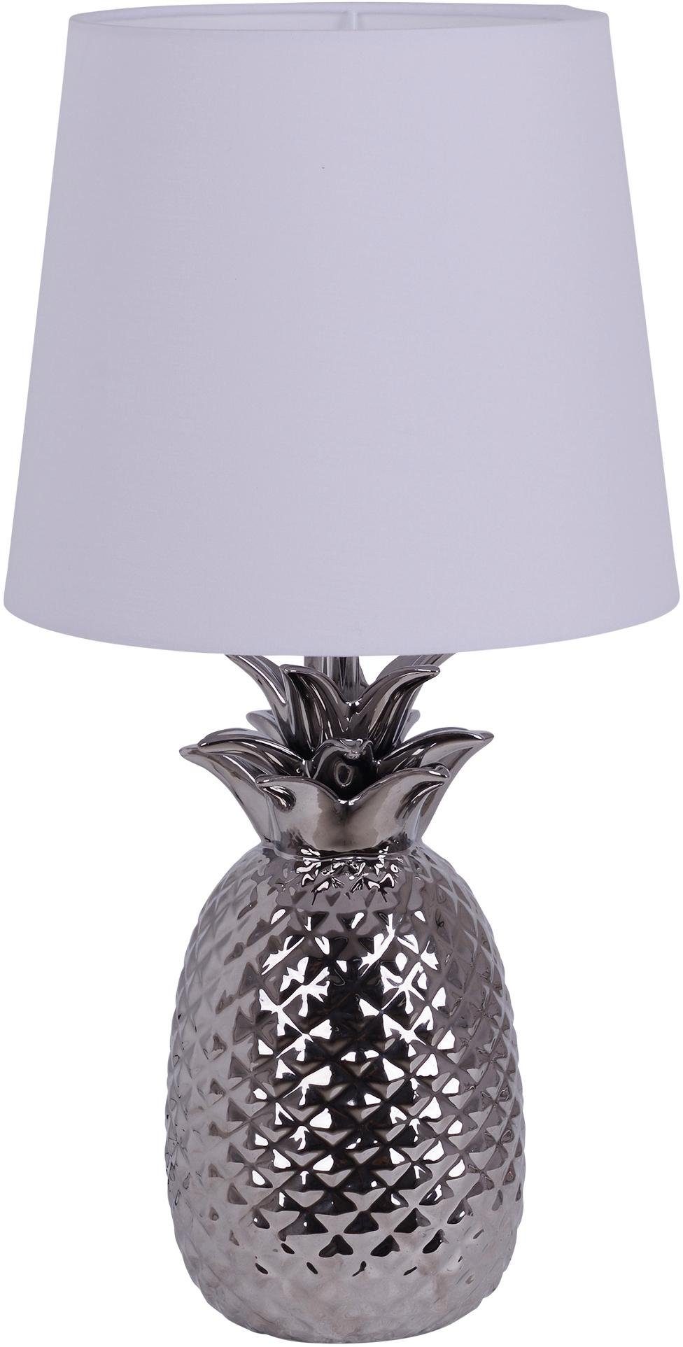 näve Tischleuchte KERAMIK, ohne Leuchtmittel, Ananas Optik günstig online kaufen