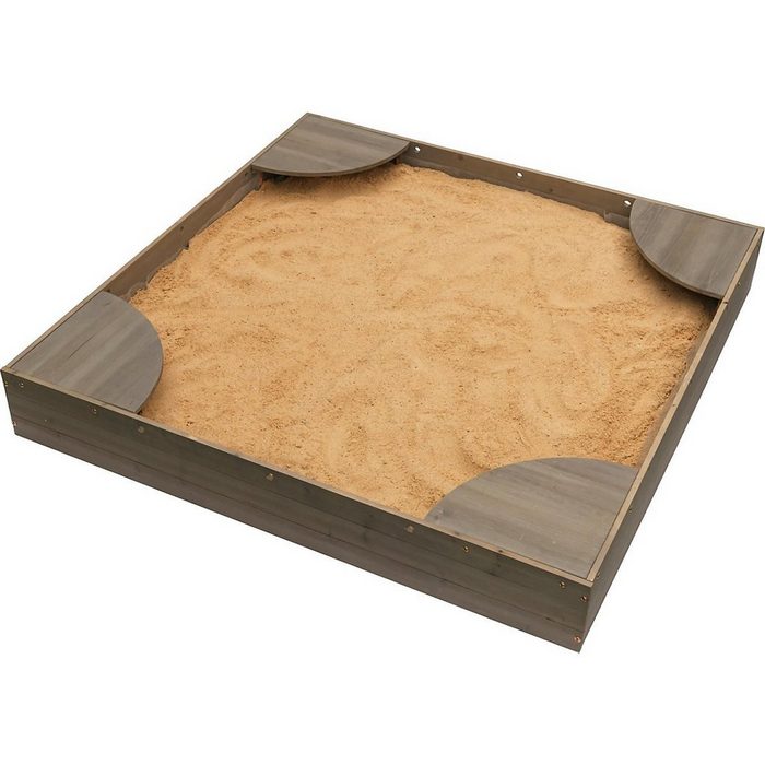 KidKraft® Sandkasten Sandkasten für den Garten grau