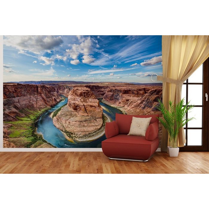 Wallario Vliestapete Grand Canyon Seidenmatte Oberfläche hochwertiger Digitaldruck in verschiedenen Größen erhältlich
