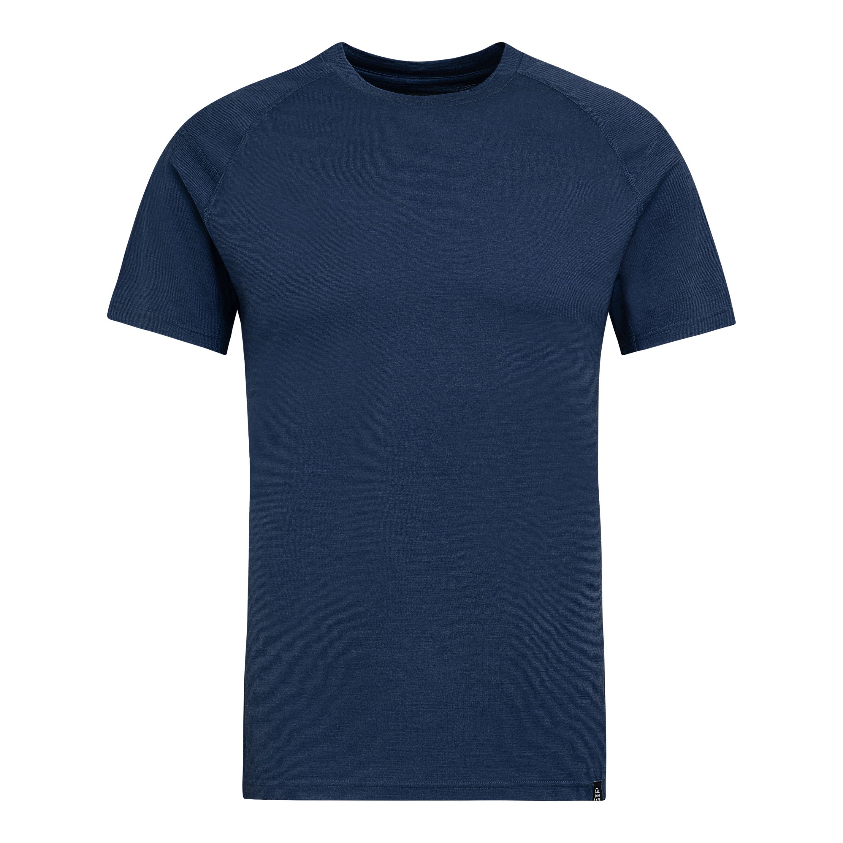 Thermounterhemd TOM FYFE Merino Activewear Kurzarm Herren Marine / M