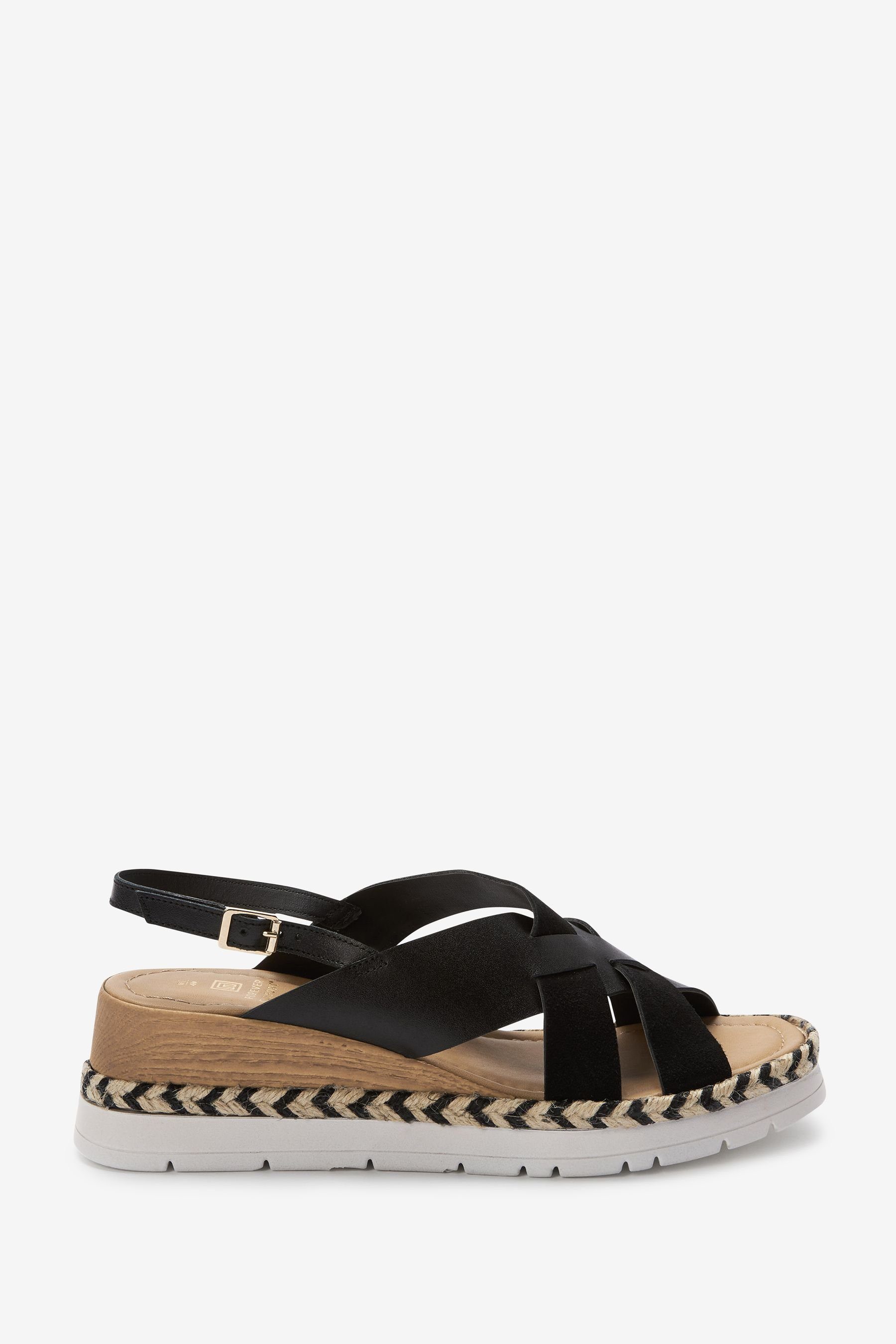 Forever Comfort® Keilabsatzschuhe mit X-Riemen Keilsandalette