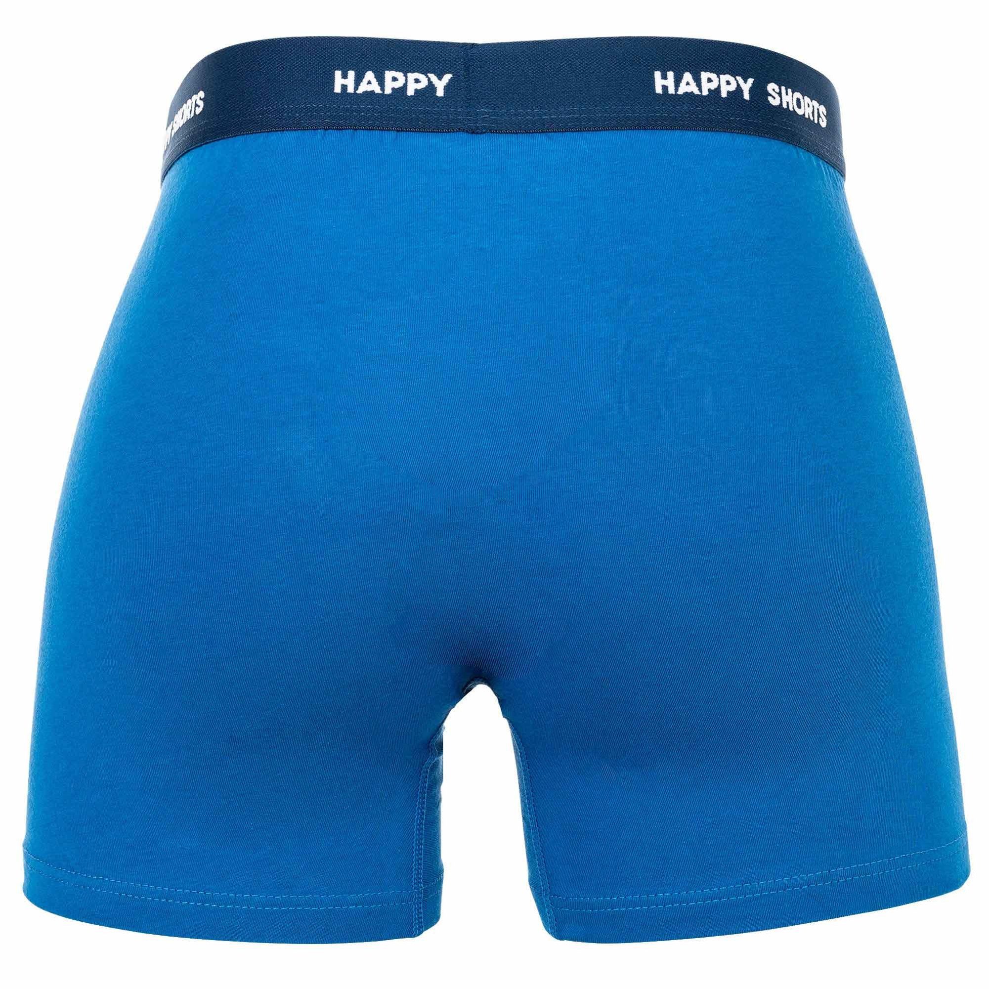 HAPPY SHORTS Boxer Herren Boxershort 3er Pack Baumwolle (Packung, 3er Pack)