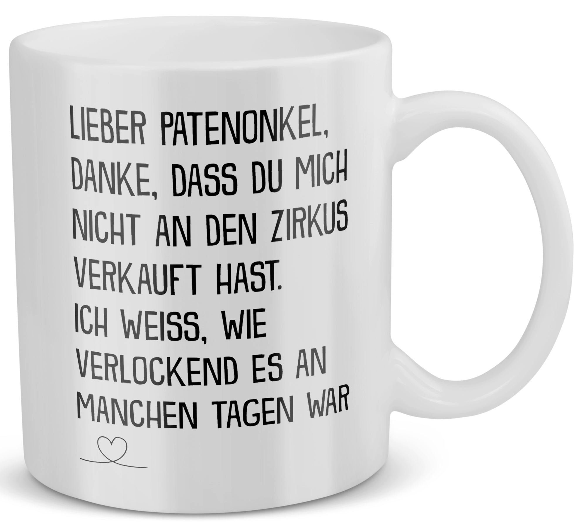 22Feels Tasse Patenonkel Geschenk Taufpate Pate Geburtstag Weihnachten