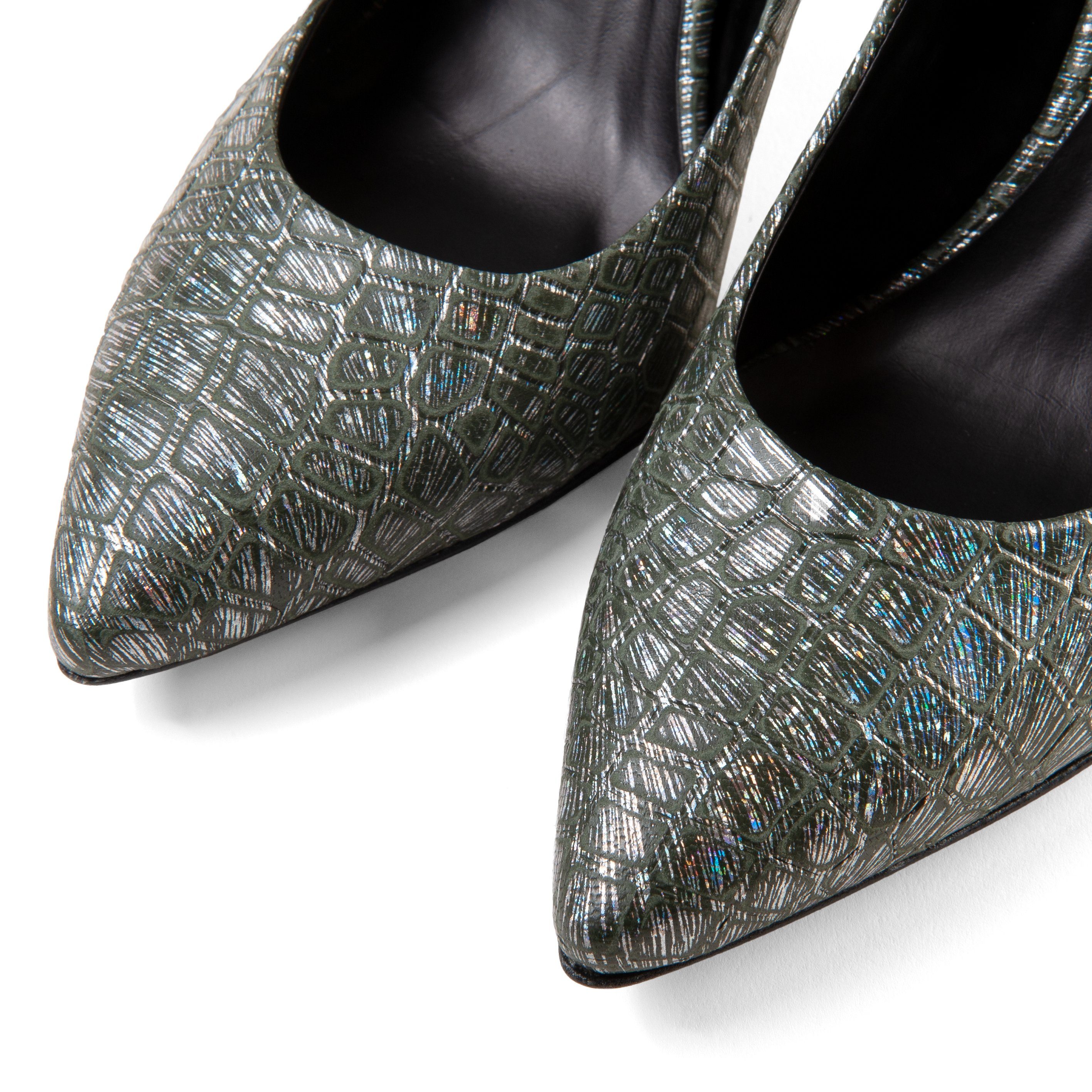 GosiaK. "Moon" High-Heel-Pumps echtes Leder