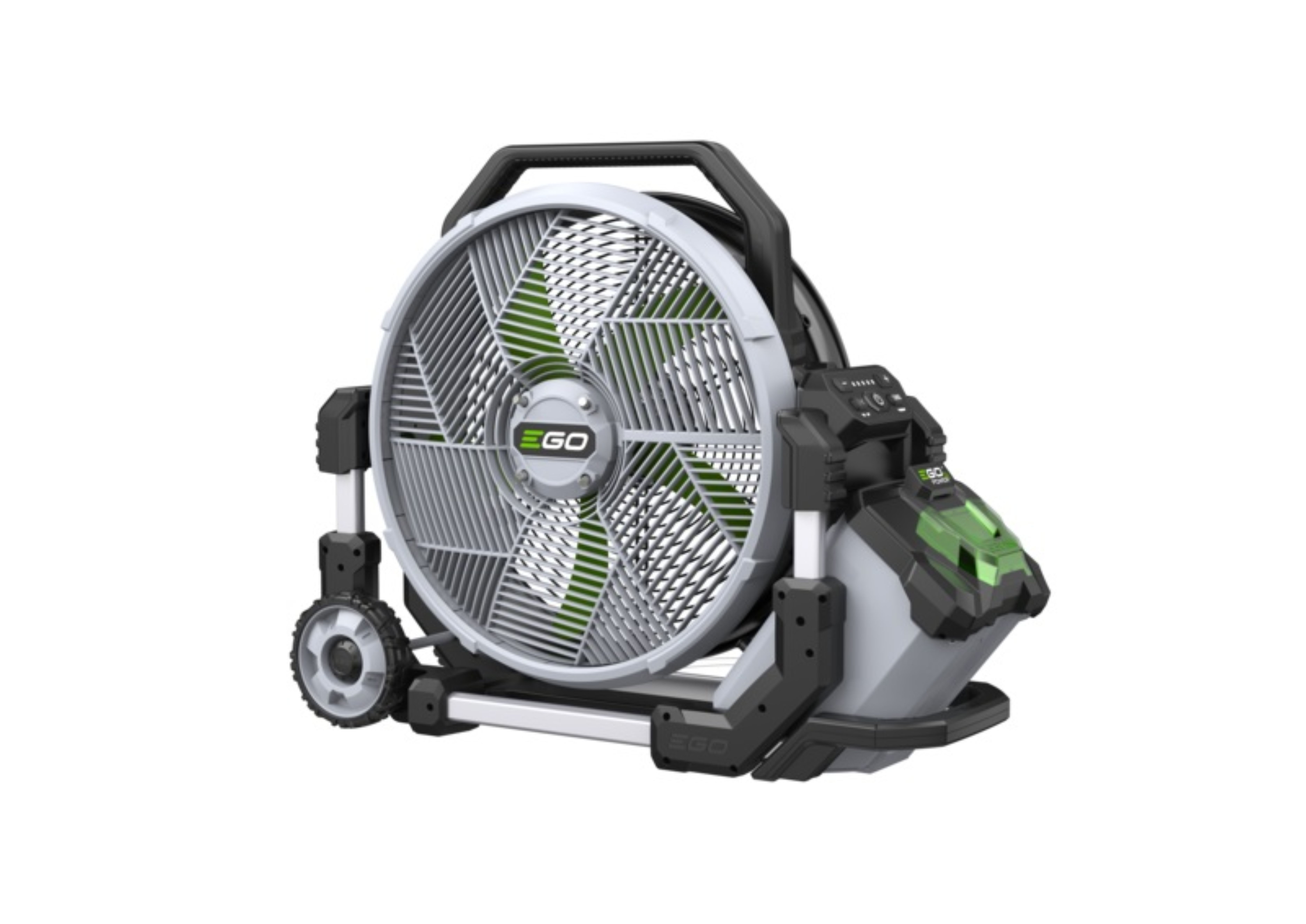 EGO Europe Akku-Ventilator EGO FN1800E 45 cm Ventilator mit Sprühnebelfunktion