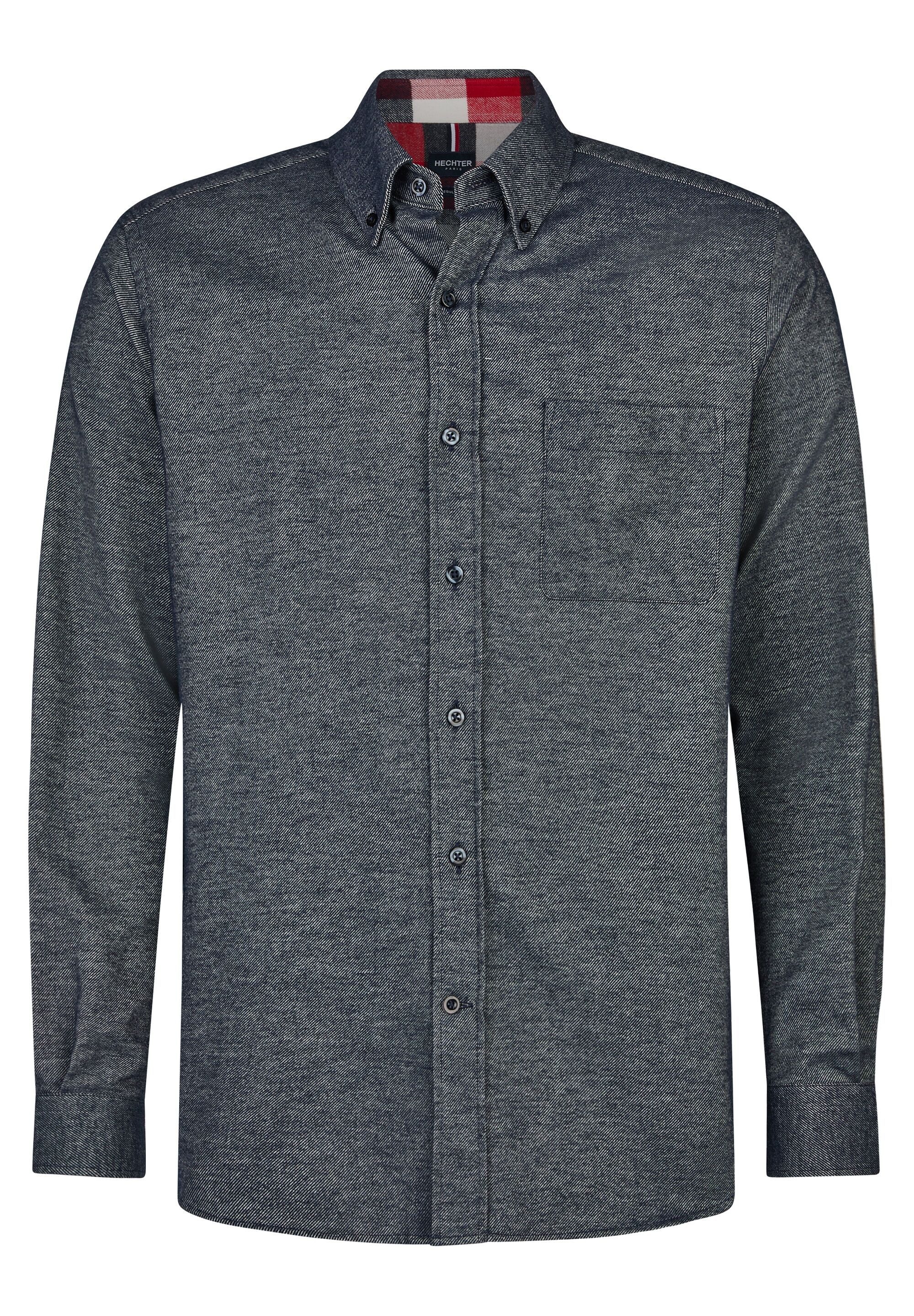 HECHTER PARIS Langarmhemd mit Button-Down-Kragen