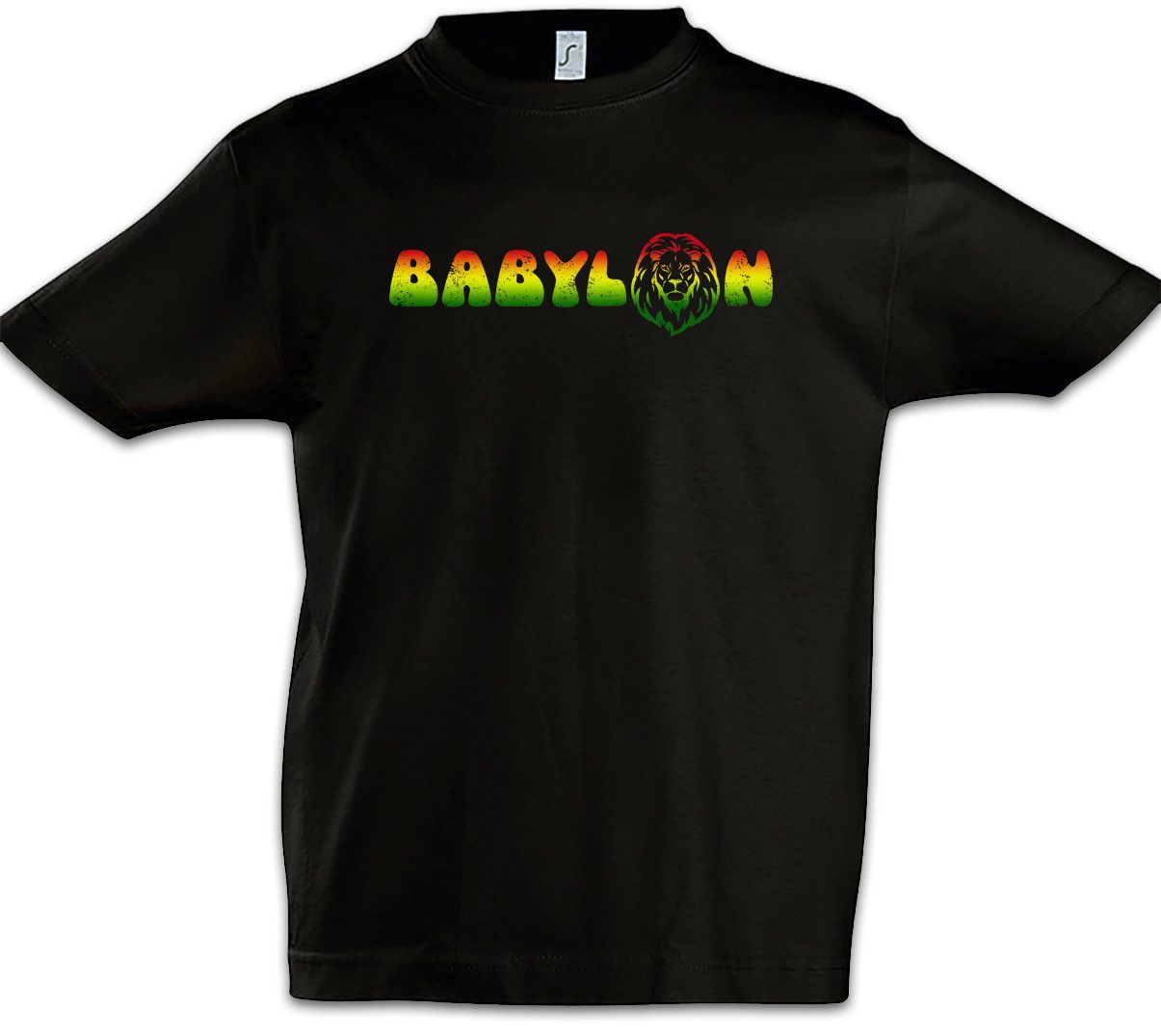 Print-Shirt Babylon I Kinder T-Shirt Zion Music Jah Babylon Musik Babylon Irie