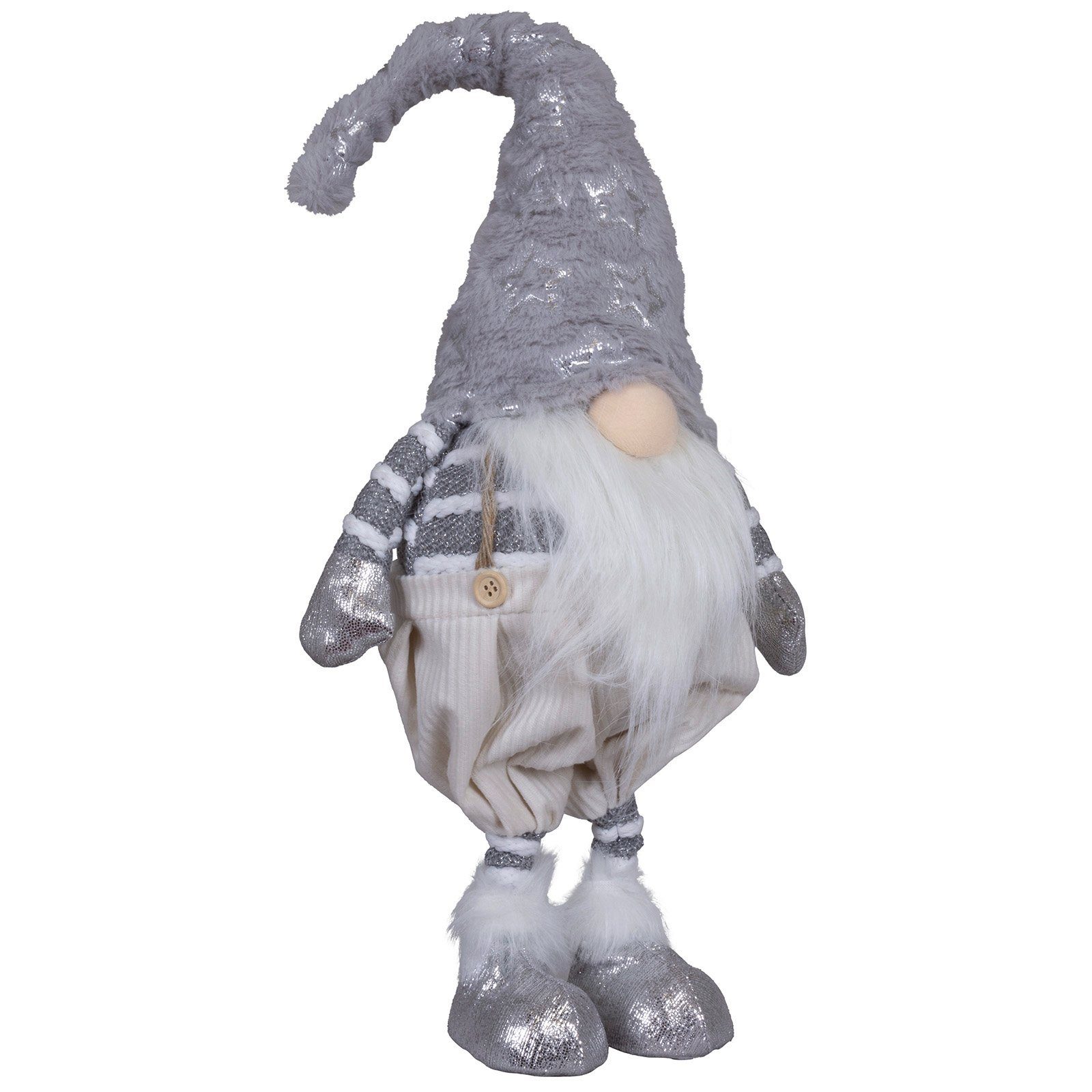 Christmas Paradise Weihnachtsfigur Імп 40cm (56cm) stehend (XL Deko Figur, 1 St), Weihnachten, grau