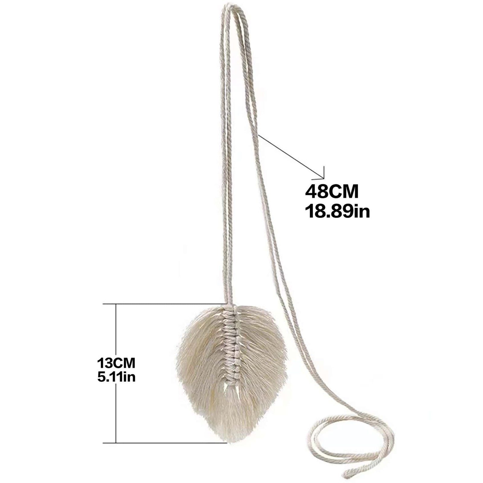 BTTO Raffhalter Vorhang-Raffhalter,Blätter Boho Raffhalter,Raffhalter Seil, günstig online kaufen