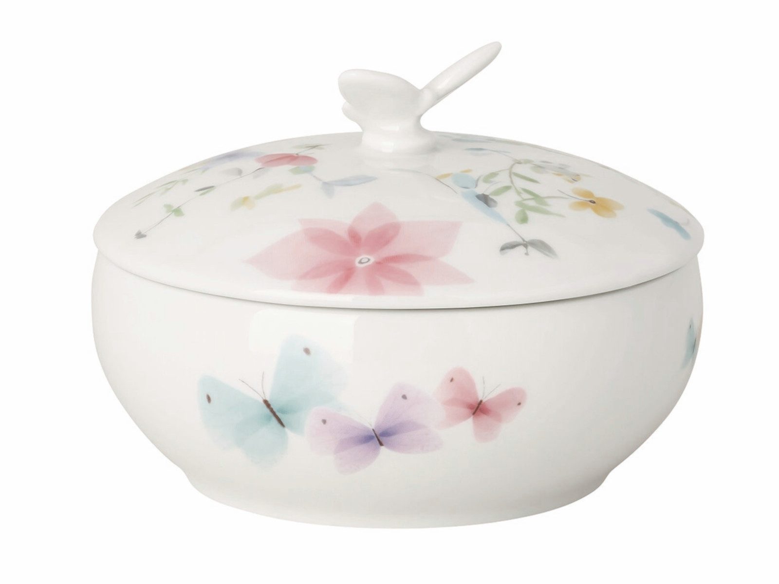 Hutschenreuther Vorratsdose Frühlingsgrüsse Blumenwiese Dose mit Deckel 12,5cm, Porzellan