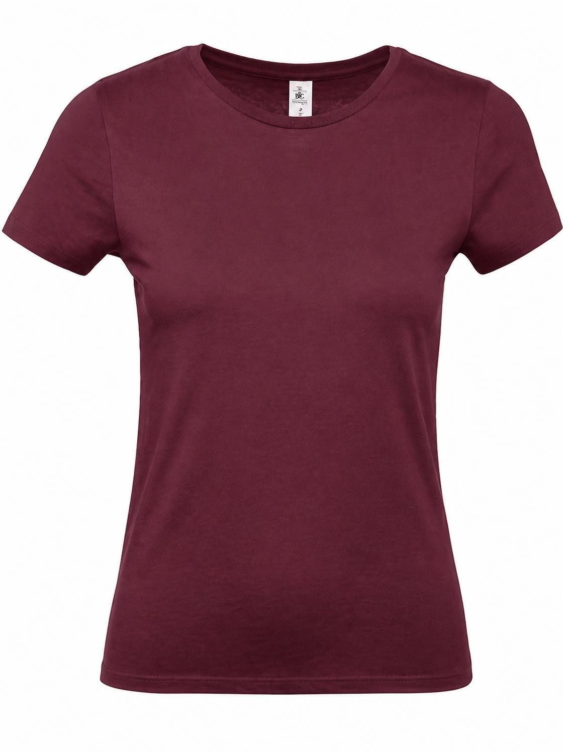 B&C Rundhalsshirt Damen T-Shirt 100