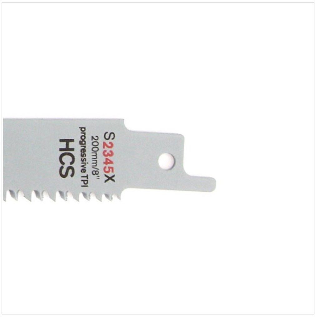 Bosch Professional Säbelsägeblatt 5 Säbelsägeblätter 200 mm Progressor for Wood S 2345 X / S2345X – Bild 5 von 5