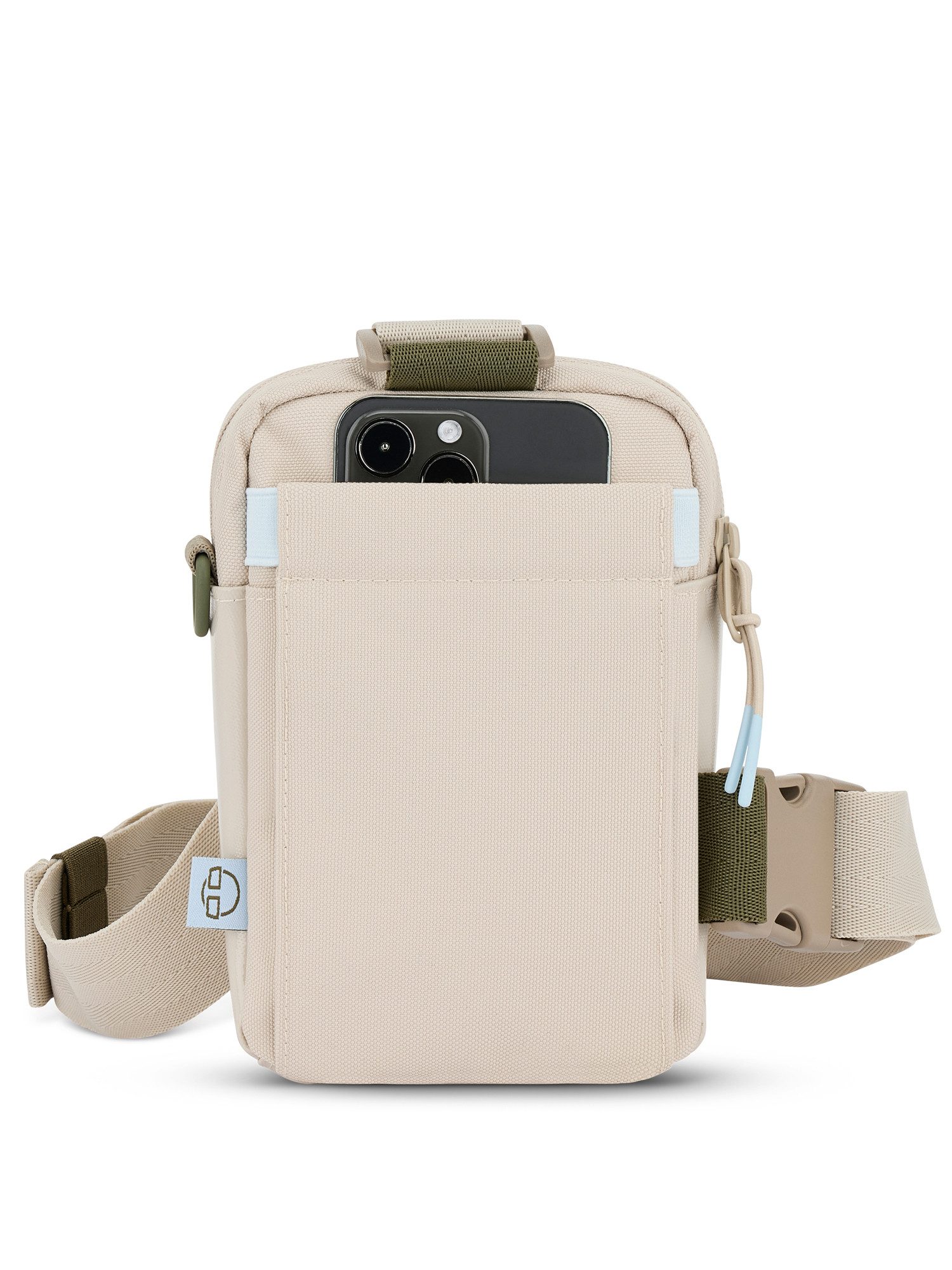 Johnny Urban Umhängetasche Lex Front Pack Brusttasche, Sling Bag, Kleine Handytasche in Lack-Optik, Wasserabweisend