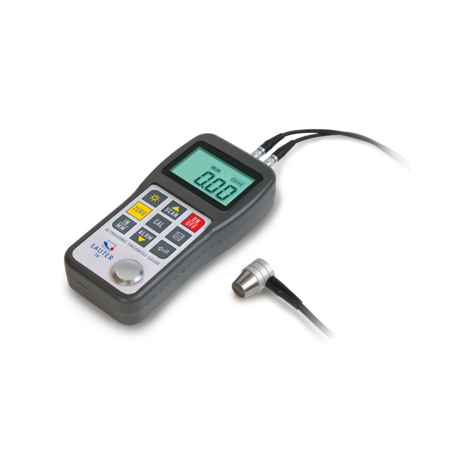 Kern & Sohn Schichtdickenmessgerät SAUTER Ultraschall-Materialdickenmessgerät TN 80-0.1US