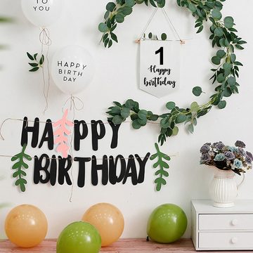 OSTWOLKE Luftballon Luftballon Geburtstagsdeko für Kinder Kindergeburtstags-Deko-Set