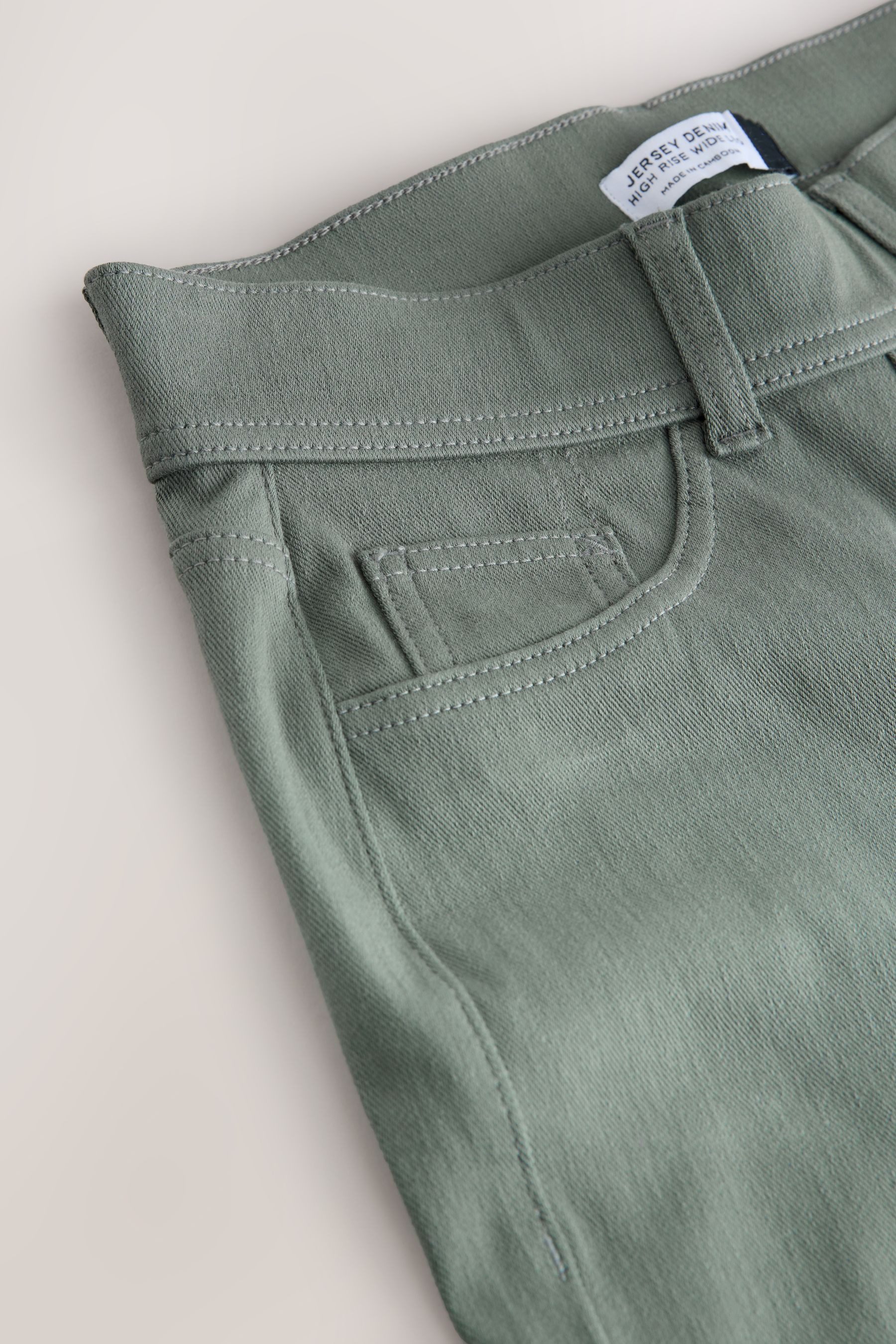 Next Weite Jeans Denim-Leggings aus Jersey mit weitem Bein (1-tlg) günstig online kaufen