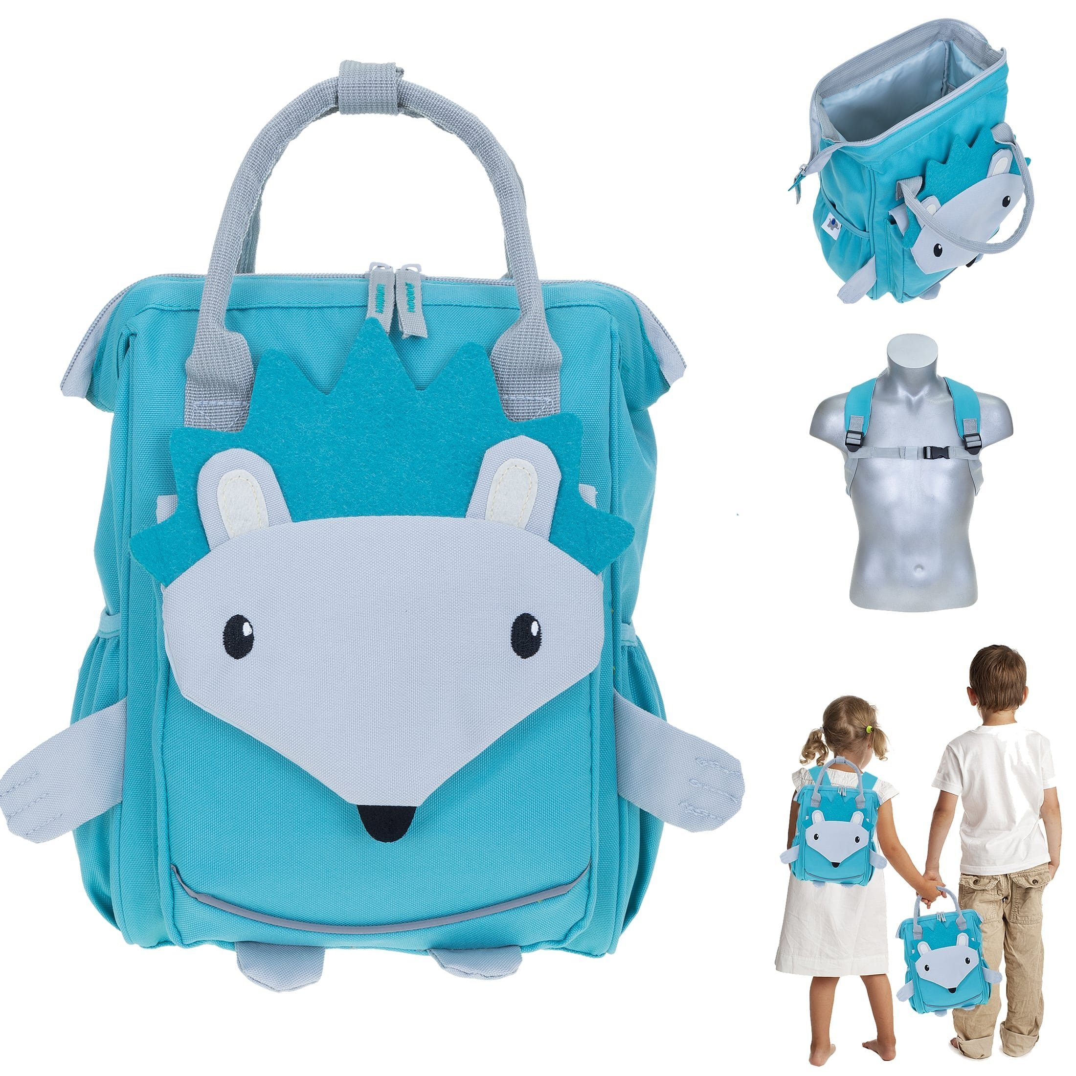 ELEPHANT Kinderrucksack Kids Rucksack Klappöffnung Kinder, Rucksack klein Kindergartenrucksack Kindertasche