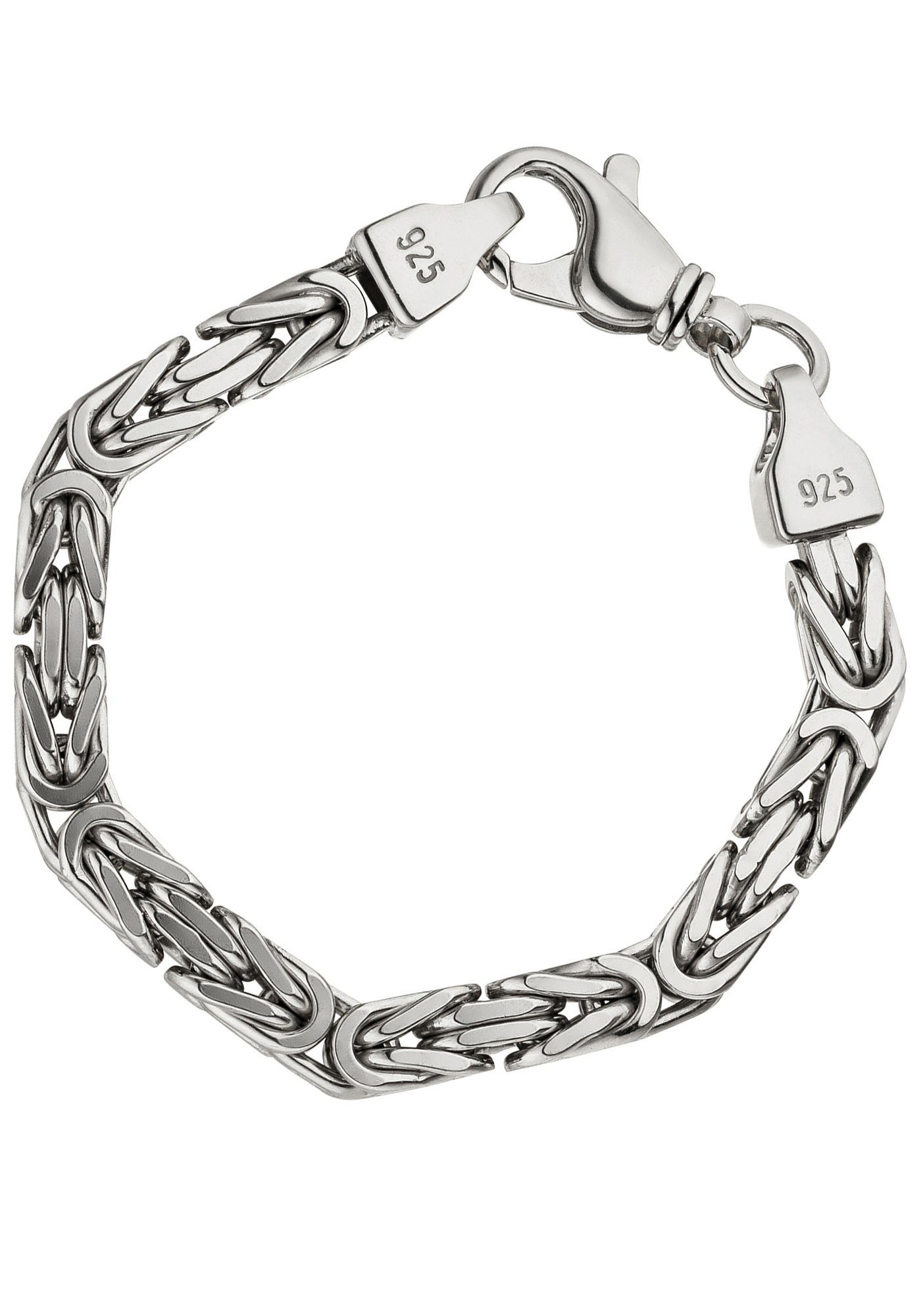 JOBO Silberarmband Königs-Armband, 925 Silber 20 cm