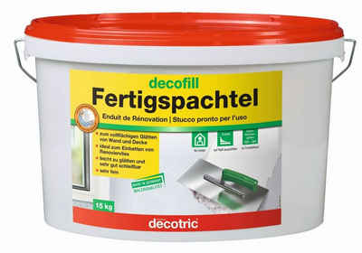 decotric® Spachtelmasse Decotric Decofill Fertigspachtel 15 kg