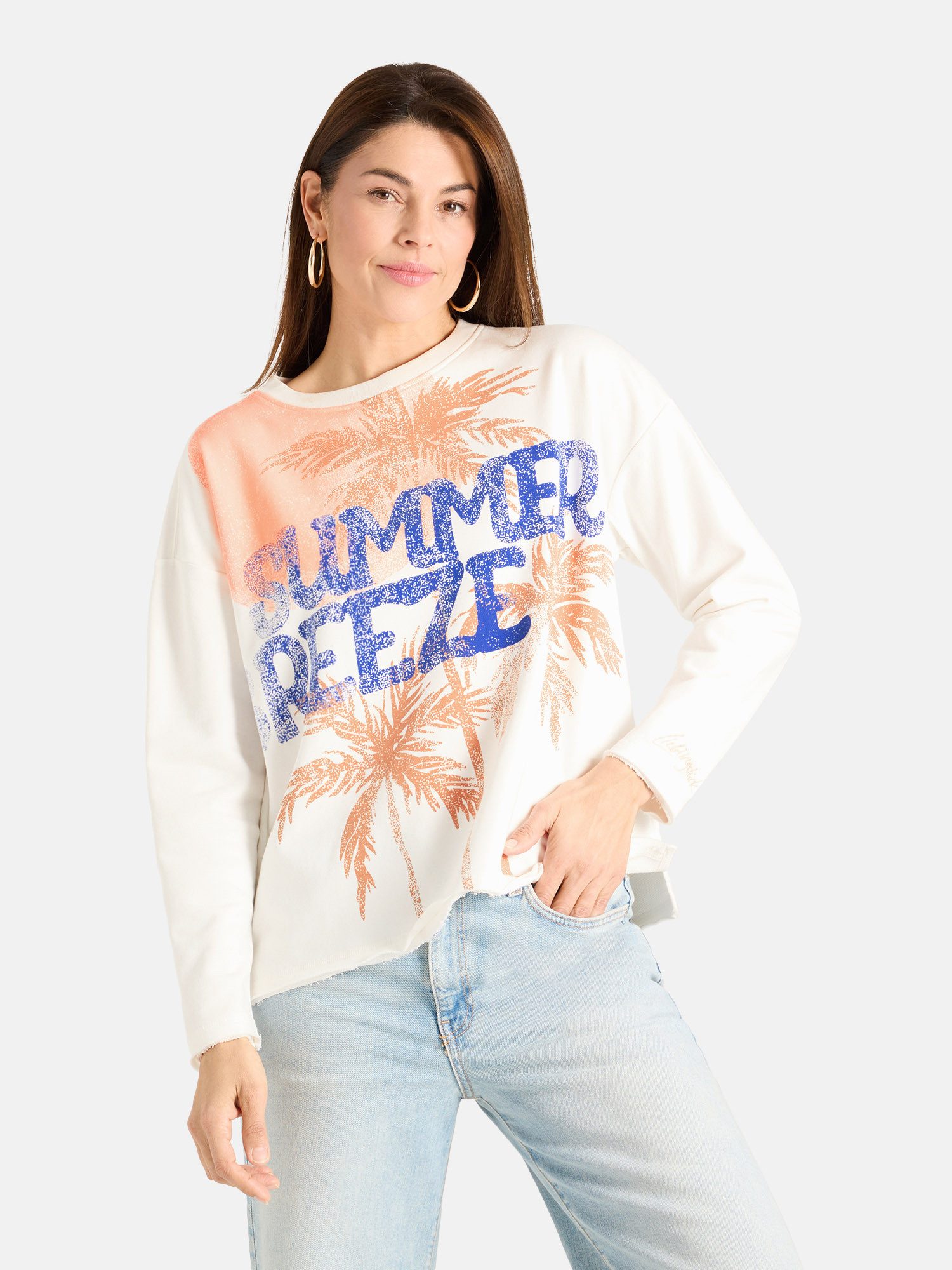 Lieblingsstück Longsweatshirt BreezeL mit 80% Baumwolle