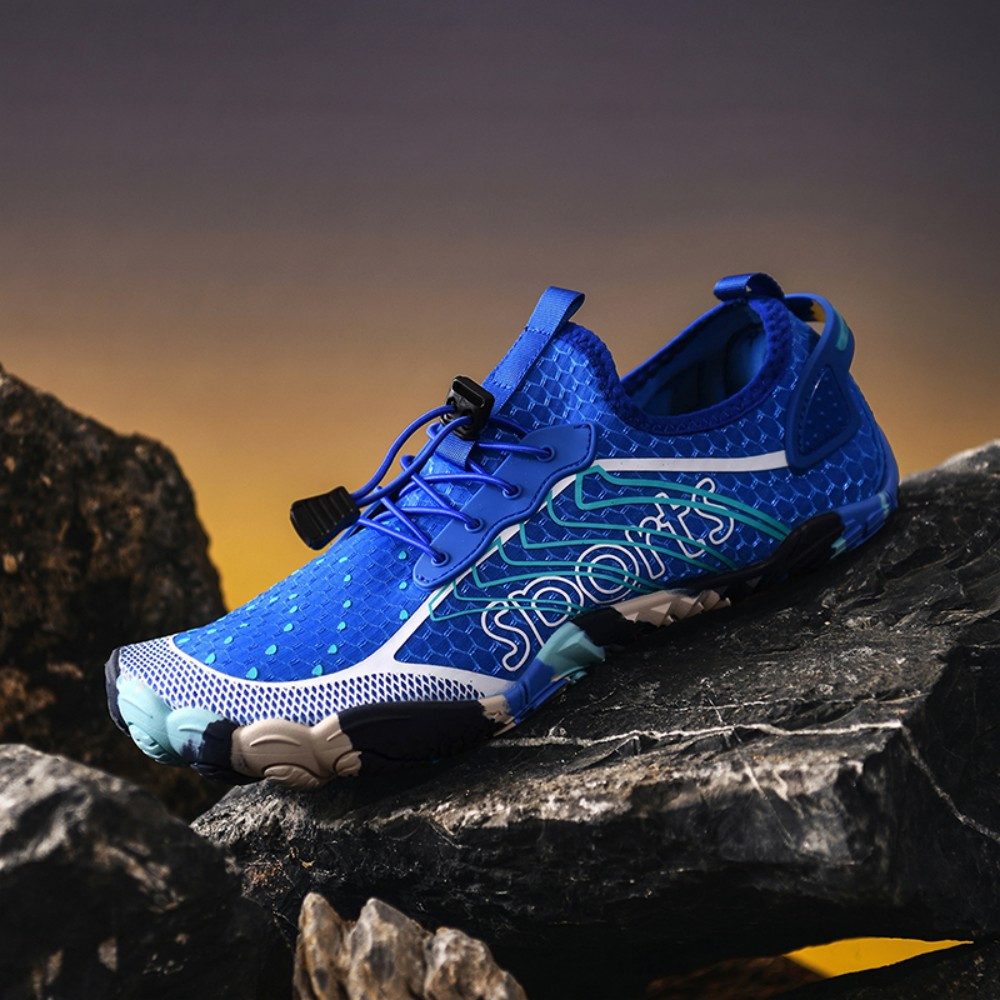 HUSK'SWARE Watschuh (Rutschfeste Gummisohle, Verstellbares Schnellzugsystem) Auffälliges & farbenfrohes Design Schnelltrocknendes Material