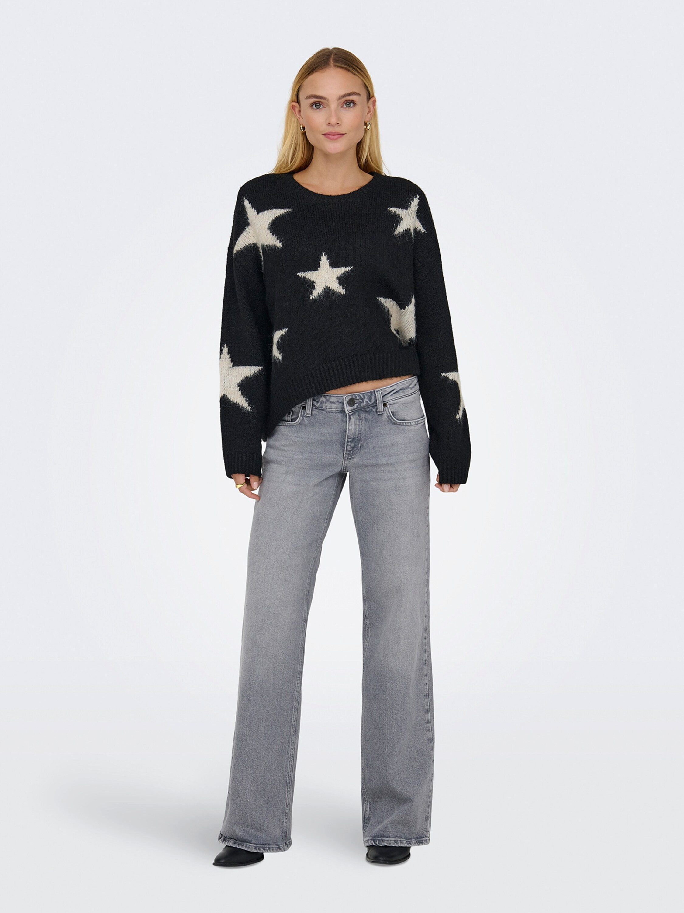 ONLY Weite Jeans ONLJuicy (1-tlg) Plain/ohne Details – Bild 3 von 5