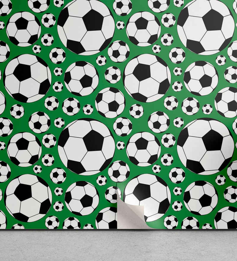 Abakuhaus Vinyltapete selbstklebendes Wohnzimmer Küchenakzent, Fußball Beliebte Sport-Motiv