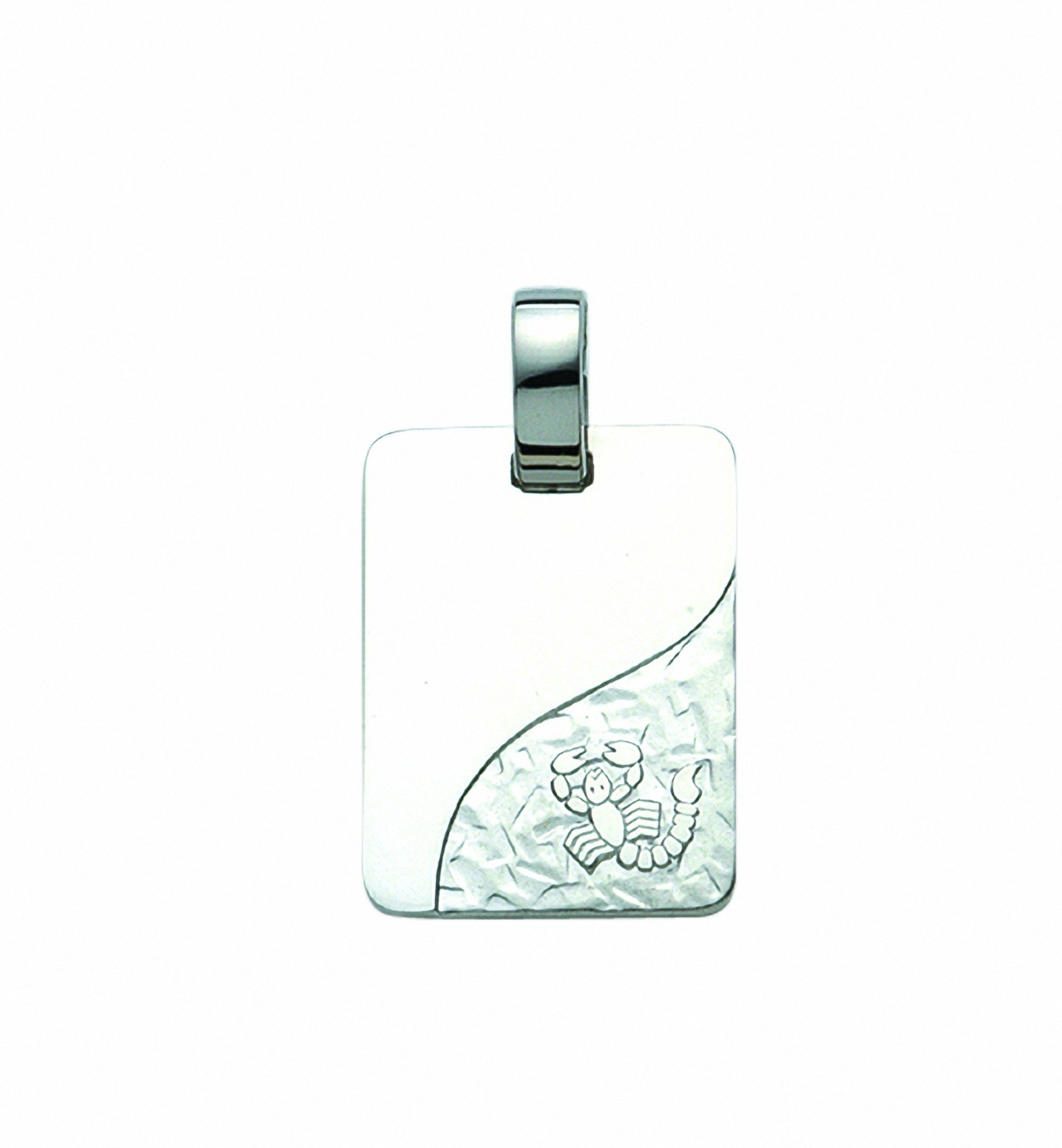 Adelia´s Kette mit Anhänger 925 Silber Sternzeichen Anhänger Skorpion,  Schmuckset - Set mit Halskette, Inkl. 45 cm verstellbarer 925 Silber  Halskette