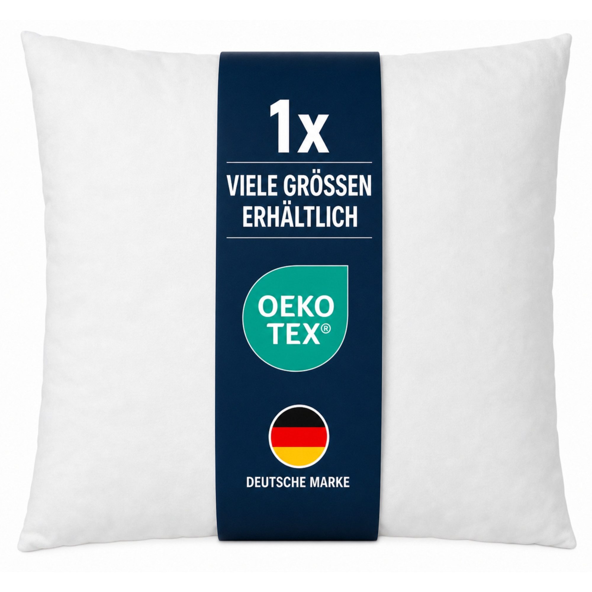 Arsvita Kissenfüllung für Dekokissen und Kopfkissen, 30x30 cm, 100% Polyester, bei 30 °C waschbar, allergikerfreundlich