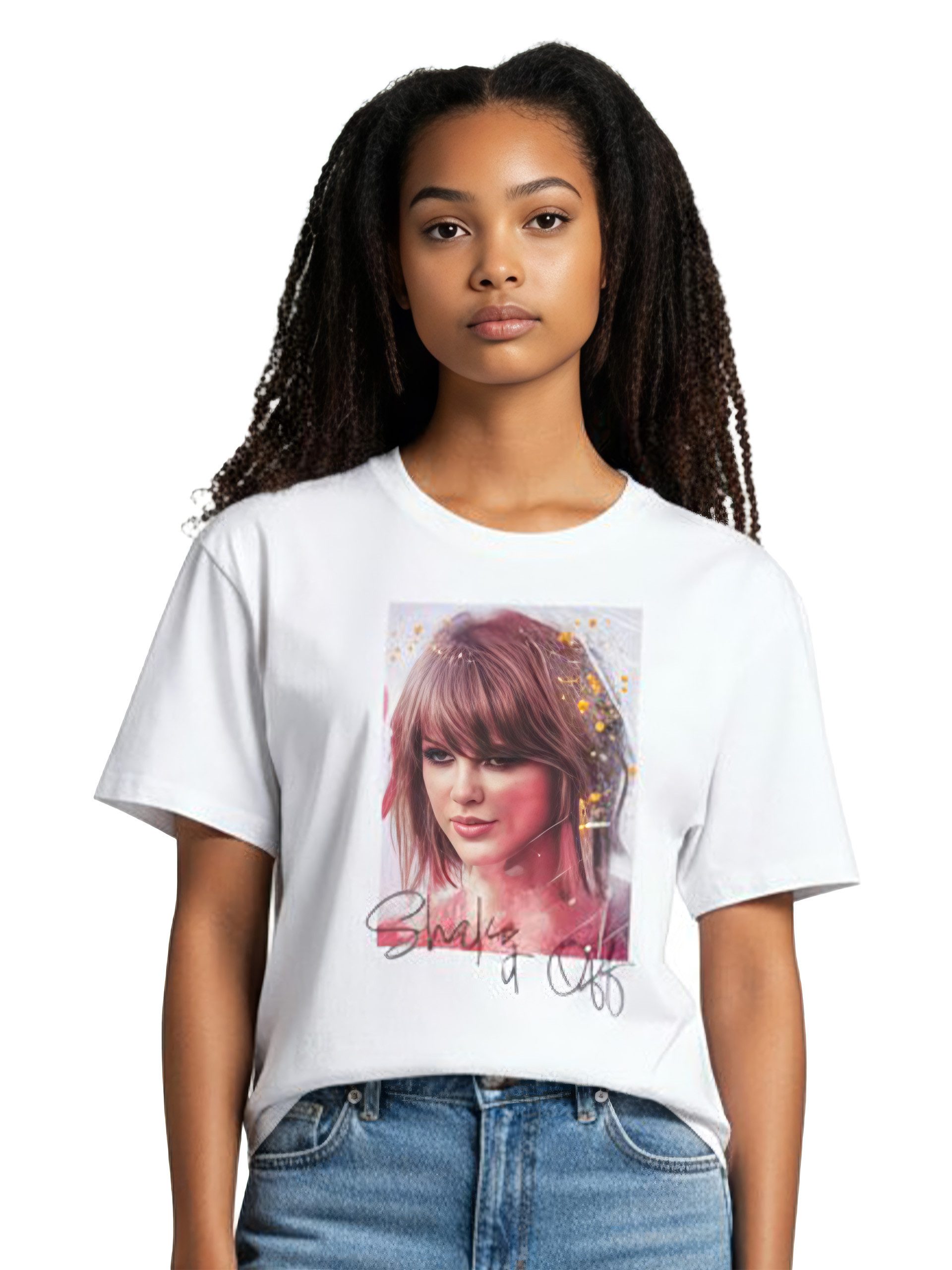 United Labels® T-Shirt Sid Maurer T-Shirt Shake it off Oberteil Shirt kurzärmlig liebevolles Design