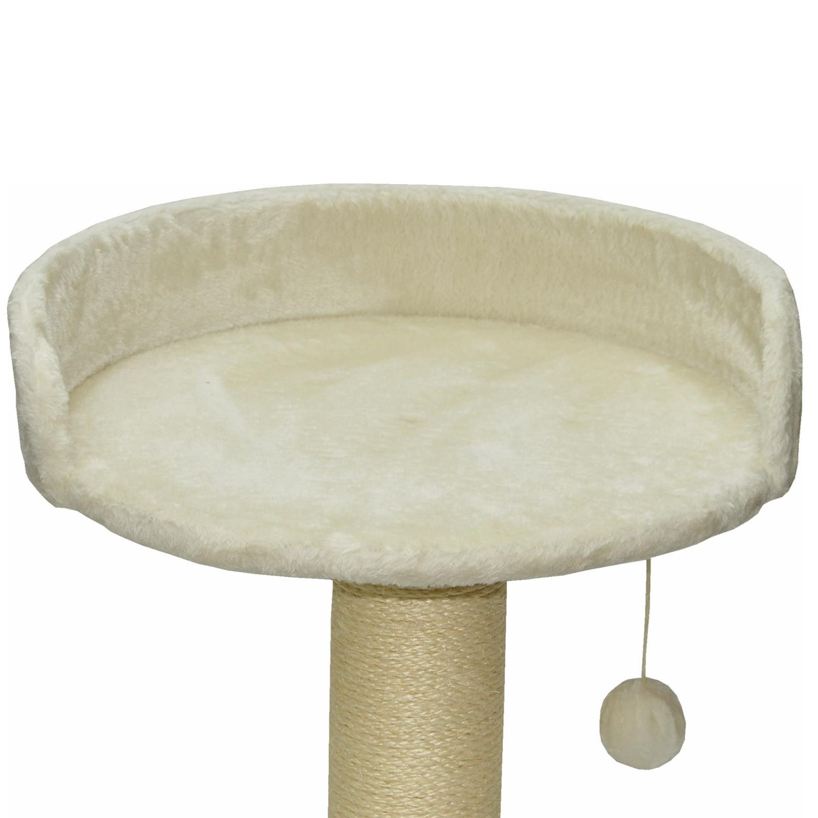 nanook Ersatz-Kratzbaumstamm Sitzplatz Liegemulde Topseat für Niklas 40231 Ø 46 cm beige