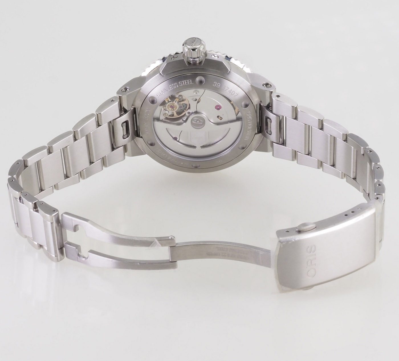 Oris Schweizer Uhr 41,5 mm Ø Herren Uhr 01 400 7769 4154-07 8 22 09PEB Aquis Date Aquis Date, Kaliber Oris 400, Gangreserve bis 120 Stunden