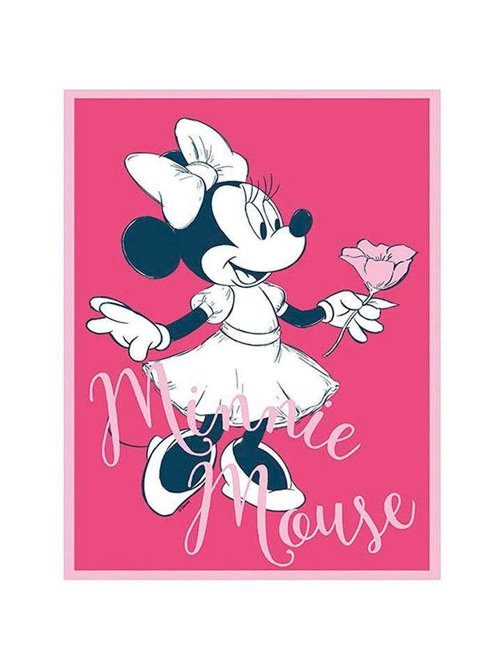 Komar Poster Minnie Schlafzimmer, (1 Wohnzimmer Mouse Kinderzimmer, St), Disney Girlie