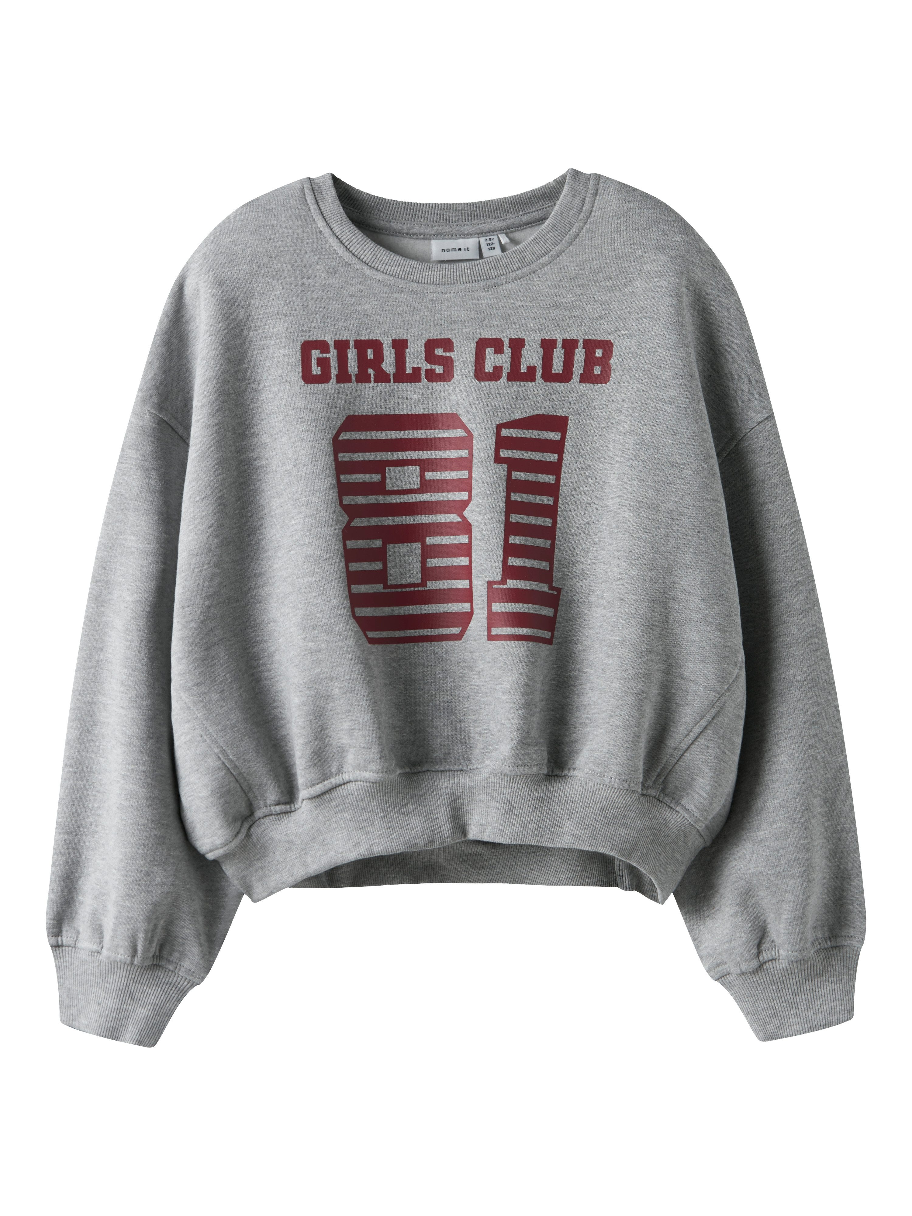 Sweatshirt NKFTAYA LS RLX SHORT SWEAT BRU BOX