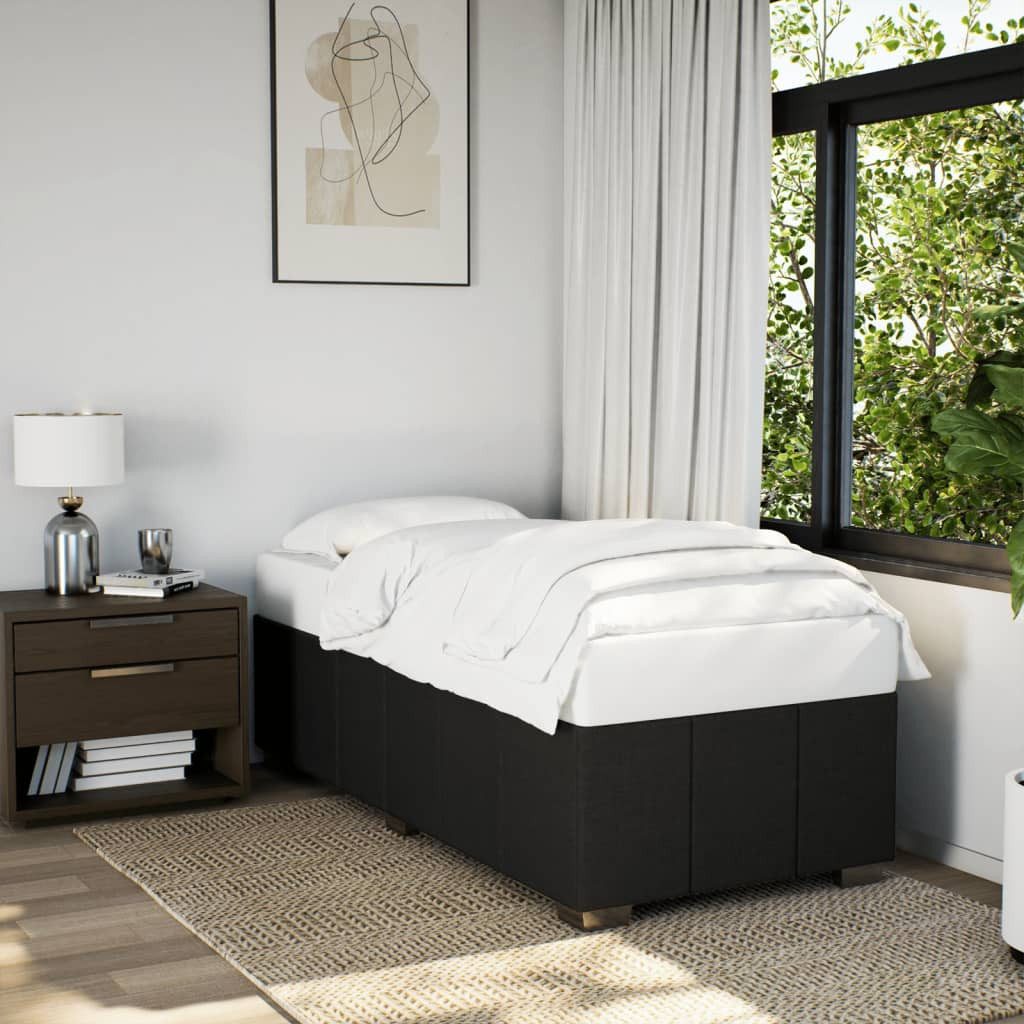 vidaXL Bett Bettgestell ohne Matratze Schwarz günstig online kaufen