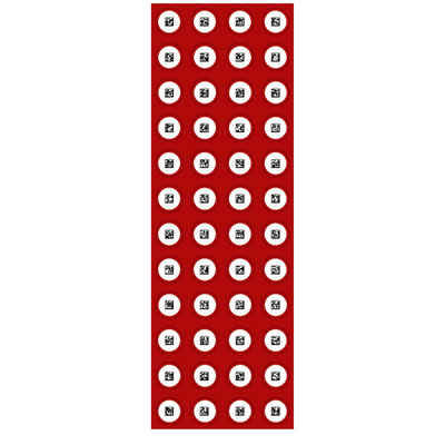 Anybook Lernspielzeug Anybook Pro Sticker Set in Rot, 480 Stück universal für Audiostift M700
