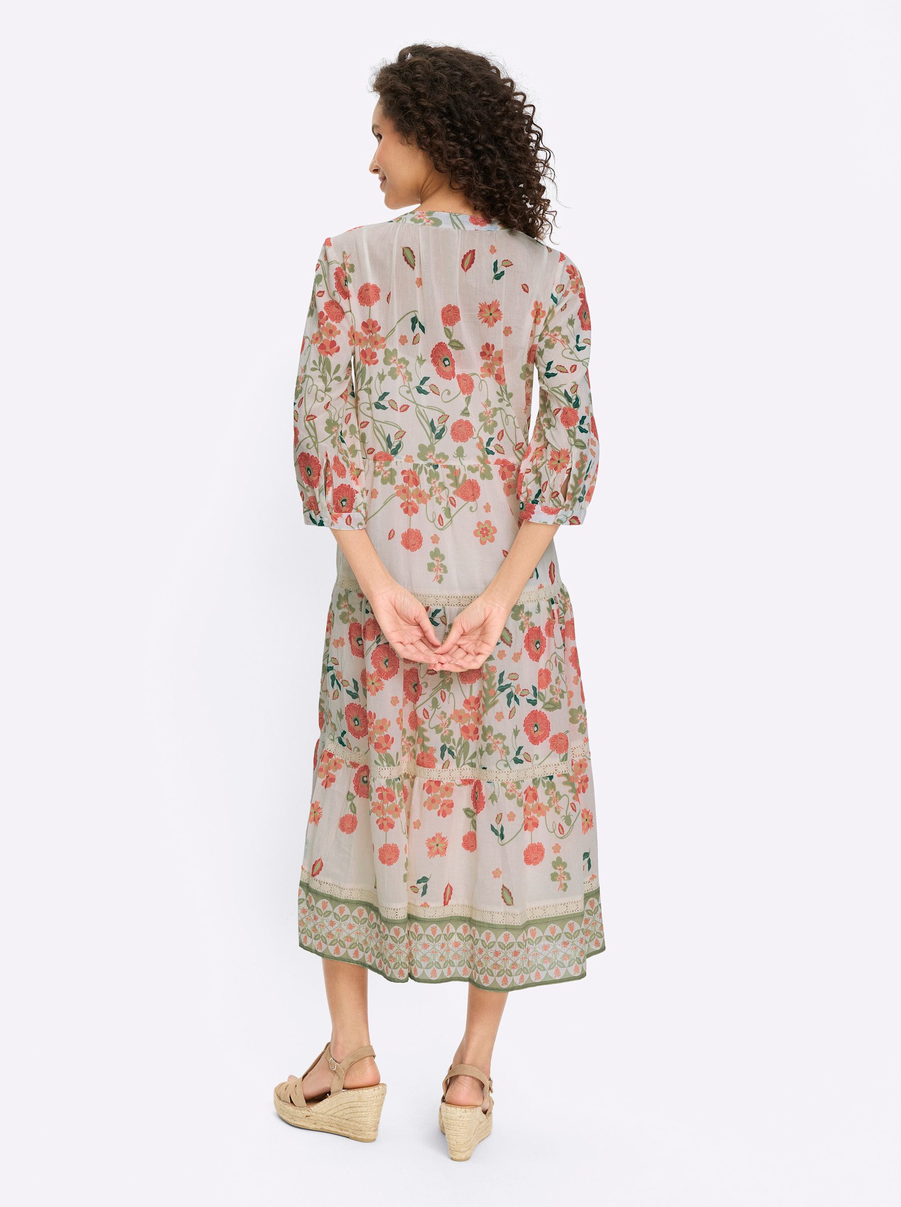heine Etuikleid Druck-Kleid 3/4-Arm günstig online kaufen